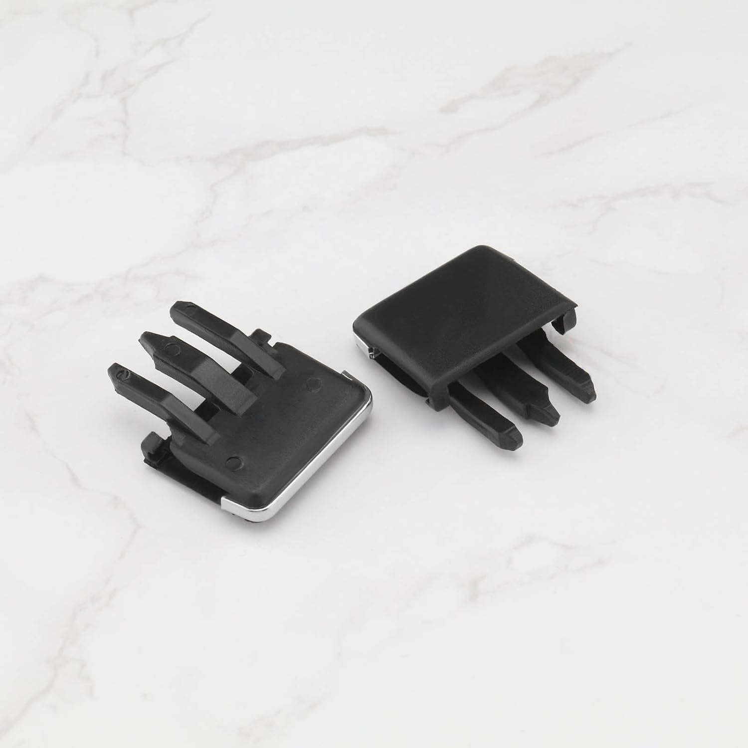 VGOL 4X Car Air Vent Outlet Tab Clip Air Conditioning Vent Toggle Piece Compatible with Toyota Compatible with Corolla 2007-2013 Air Vent Tab Clip Black