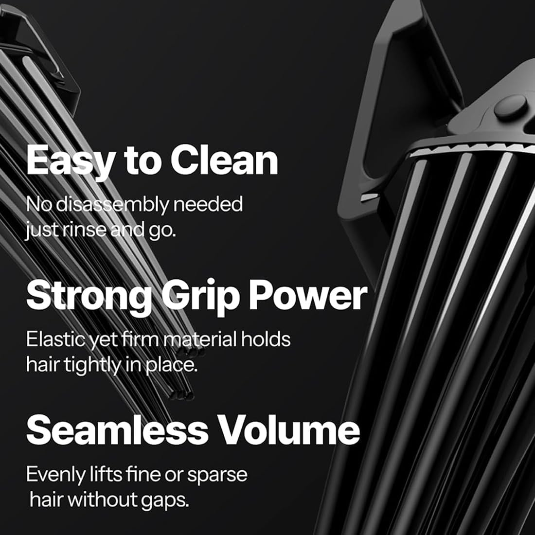 JYNVO 2Pcs Volume Clip, Volume Clip for Hairline, Hair Roots Lifting Clips, Unisex, Hairstyle Styling with Hair Lacquer, Fluffy Crown & Bangs image number 2