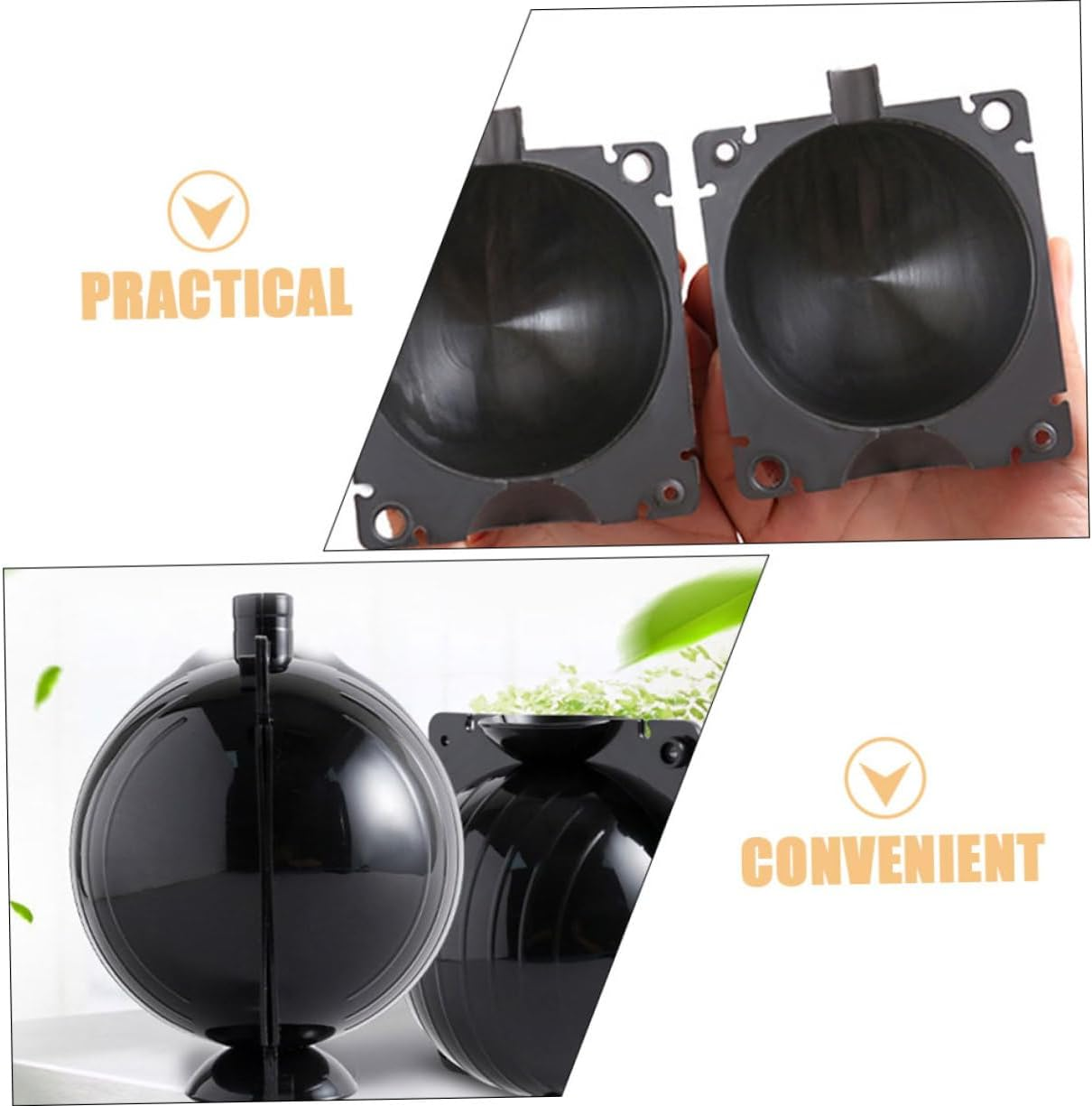 Kisangel 5Pcs Root Propagation Ball for Plant Growth Rooting Grafting Tools Assisted Rooting Devices for Roses Trees Fruit Trees