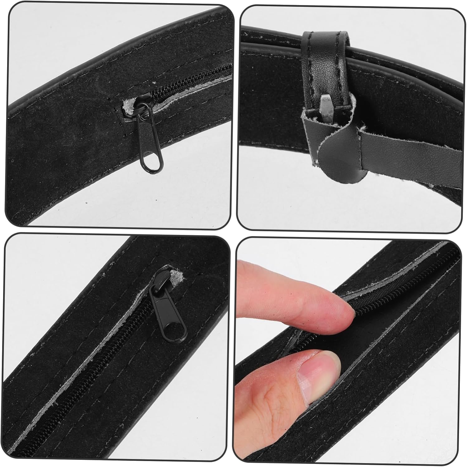 VALICLUD Travel Money Belt for Men Theft Waist Wallet with Hidden Compartments Stylish PU Design for Secure Storage of Cash and Valuables image number 6