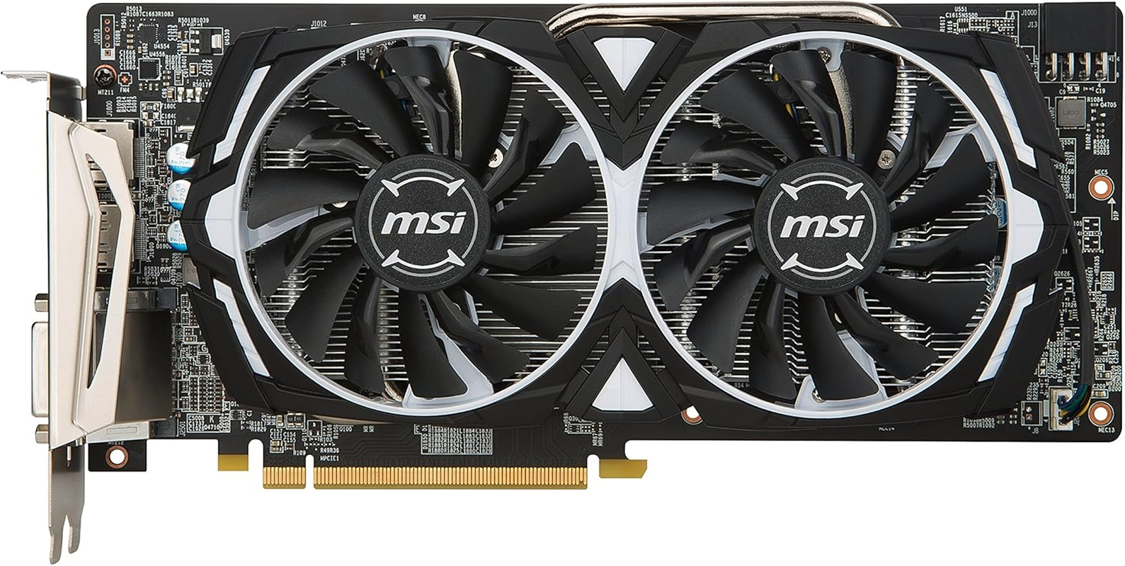 MSI VGA Graphic Cards RX 580 Armor 8G OC image number 4