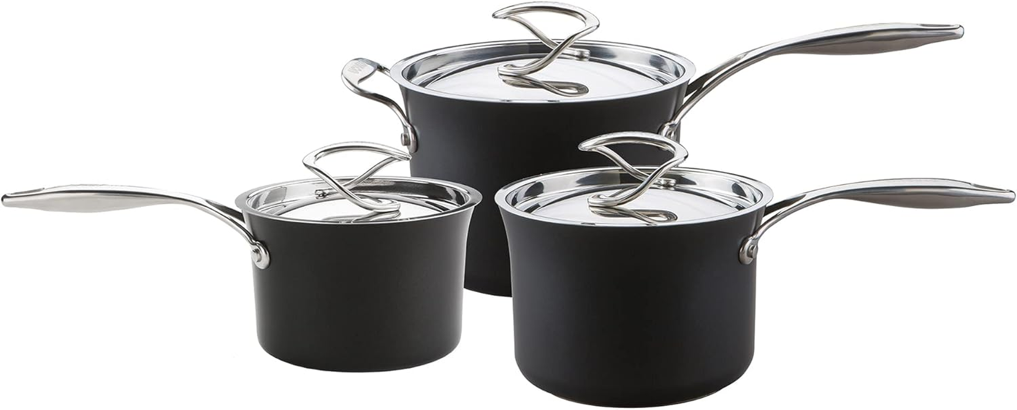 Circulon Style Hard Anodised Sauteuse, 27Cm/3.8L, Black image number 3