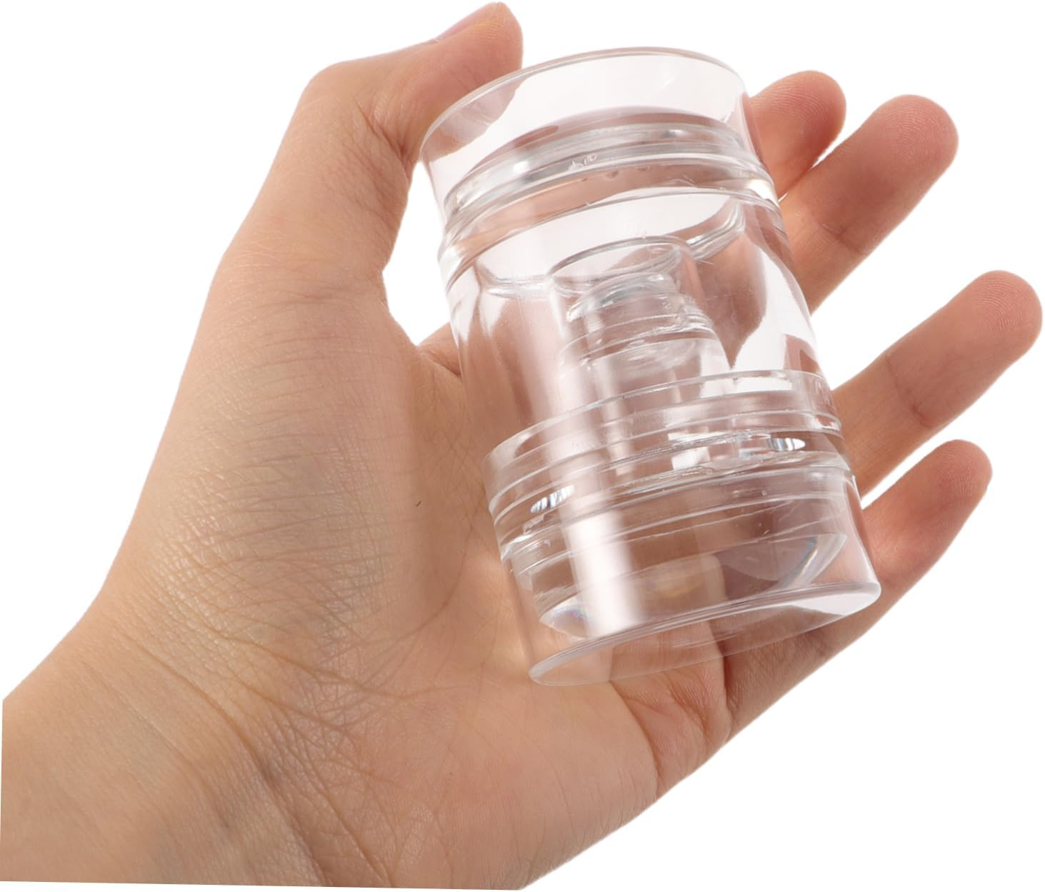 2Pcs Silicone Nail Stamping Kit Nail Printing Tools Soft Jelly Stamper for French Tip Manicure for Home Salon Use image number 6