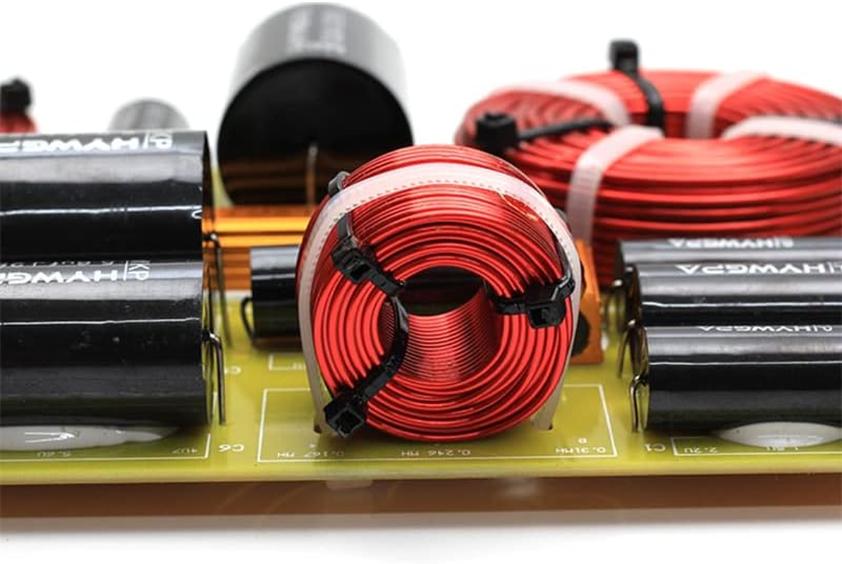 HOOCI 2PCS 200W 2-Way Audio Hifi Filter Circuit Board Stereo Speaker Crossover Filters Frequency Dividers 3200Hz 4/6/8 Ohm (Color : T6 W4) image number 4