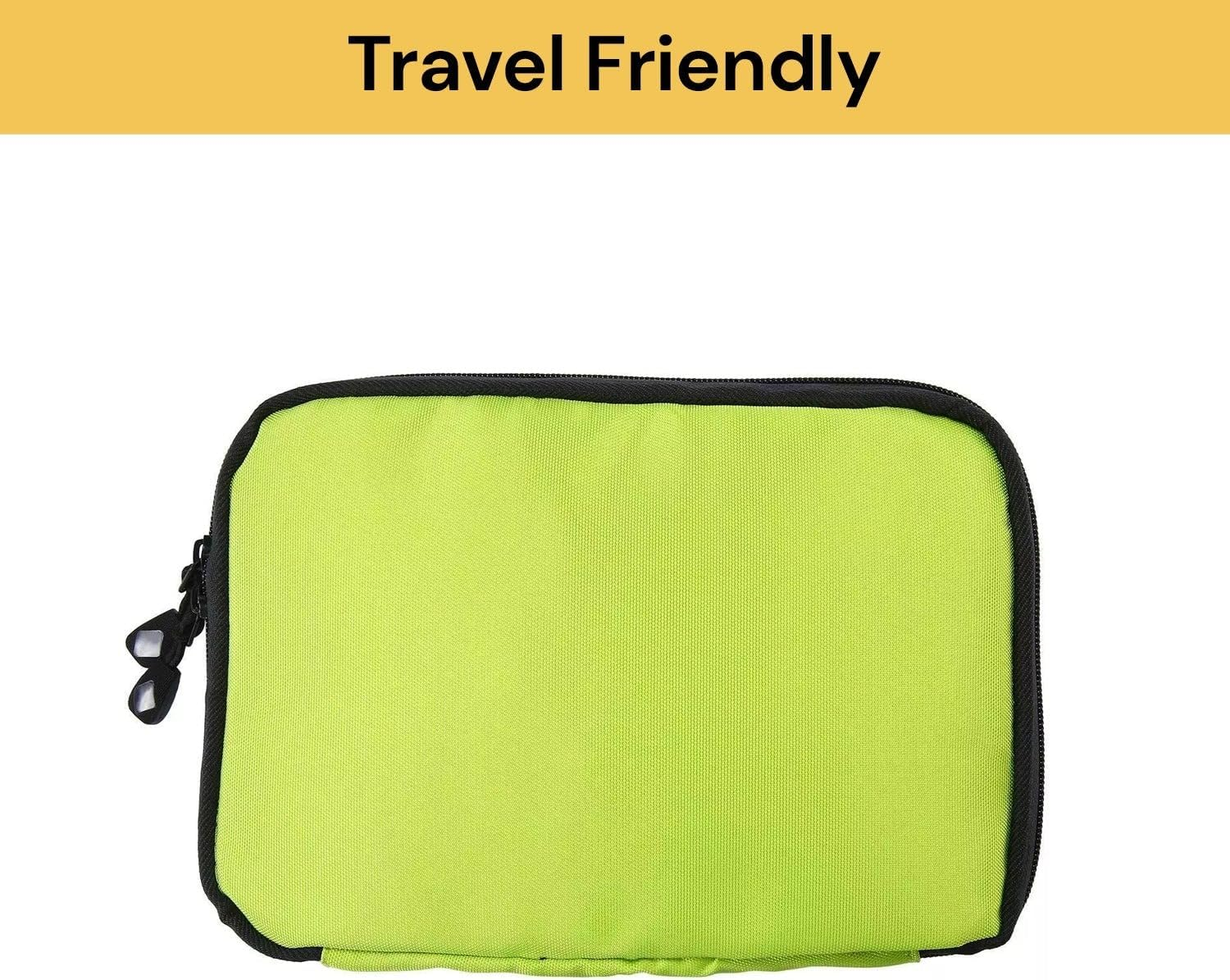 Spendeal Electronics Organizer Travel Case, Portable Travel Cable Organizer Pouch, Tech Pouch Accessories Carry Storage, Water Resistant Cable Organizer Bag for Cord, Charger, Phone, Earphone (Green) image number 4