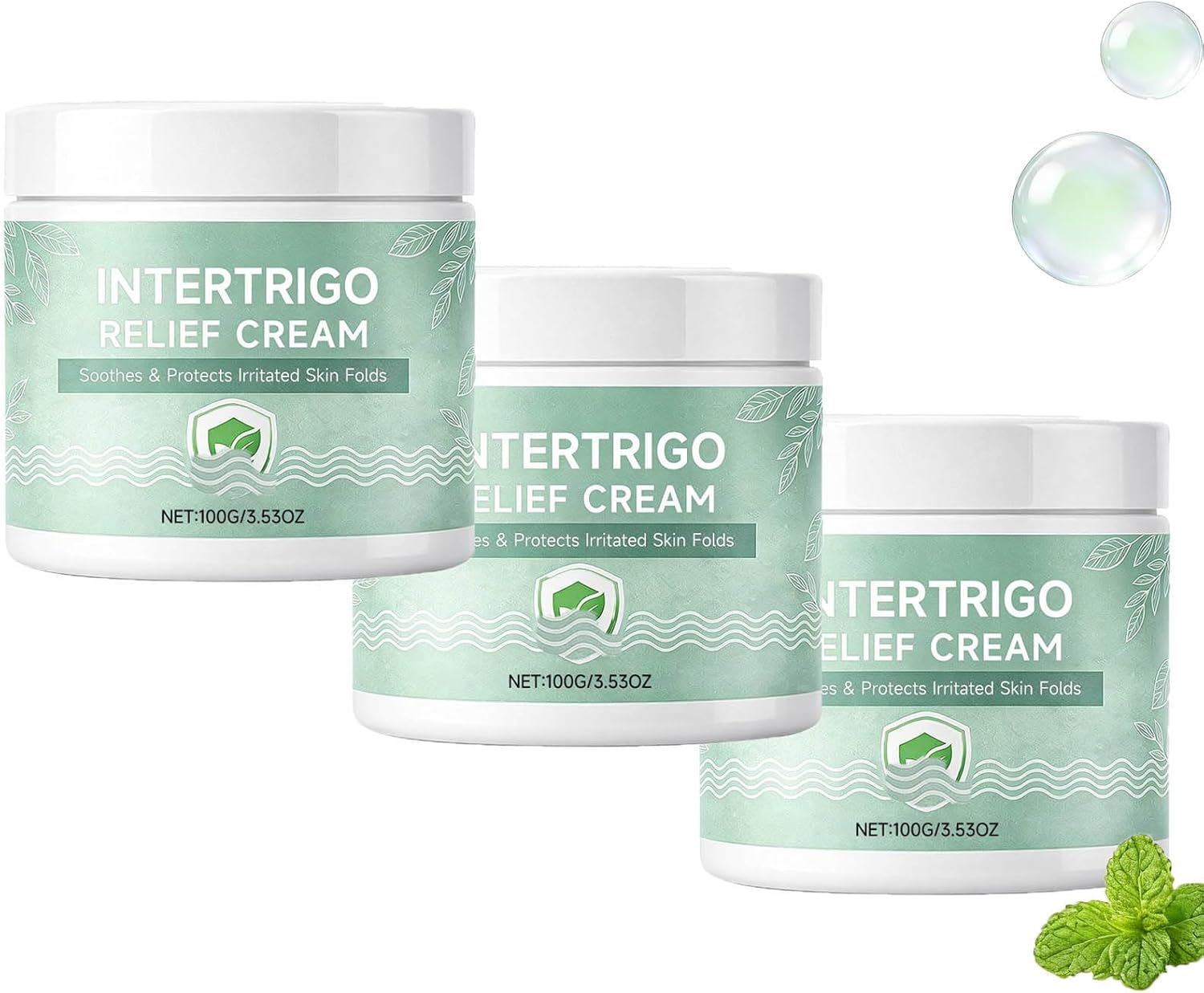 Skin Fold Barrier Cream for Moisture & Friction Protection, Fast-Drying Non-Greasy Formulation Supports Comfort in Friction-Prone Areas, Suitable for All Seasons (1 Pcs)