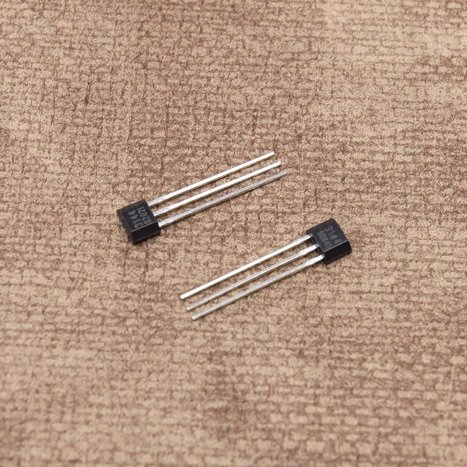 Emsea 20Pcs A3144/OH3144/44E/AH3144E TO-92UA Linear Hall Effect Switch Sensors 3 Terminals for Automotive Industrial Applications image number 3