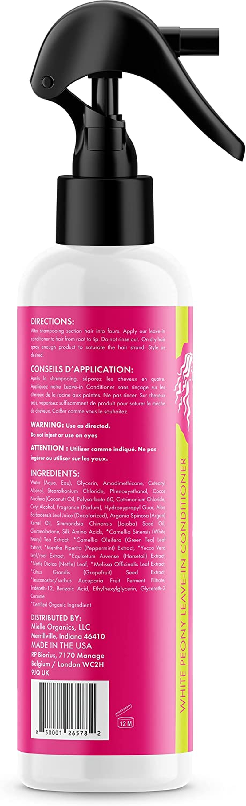 Mielle White Peony Leave-In Conditioner 240 Ml image number 2