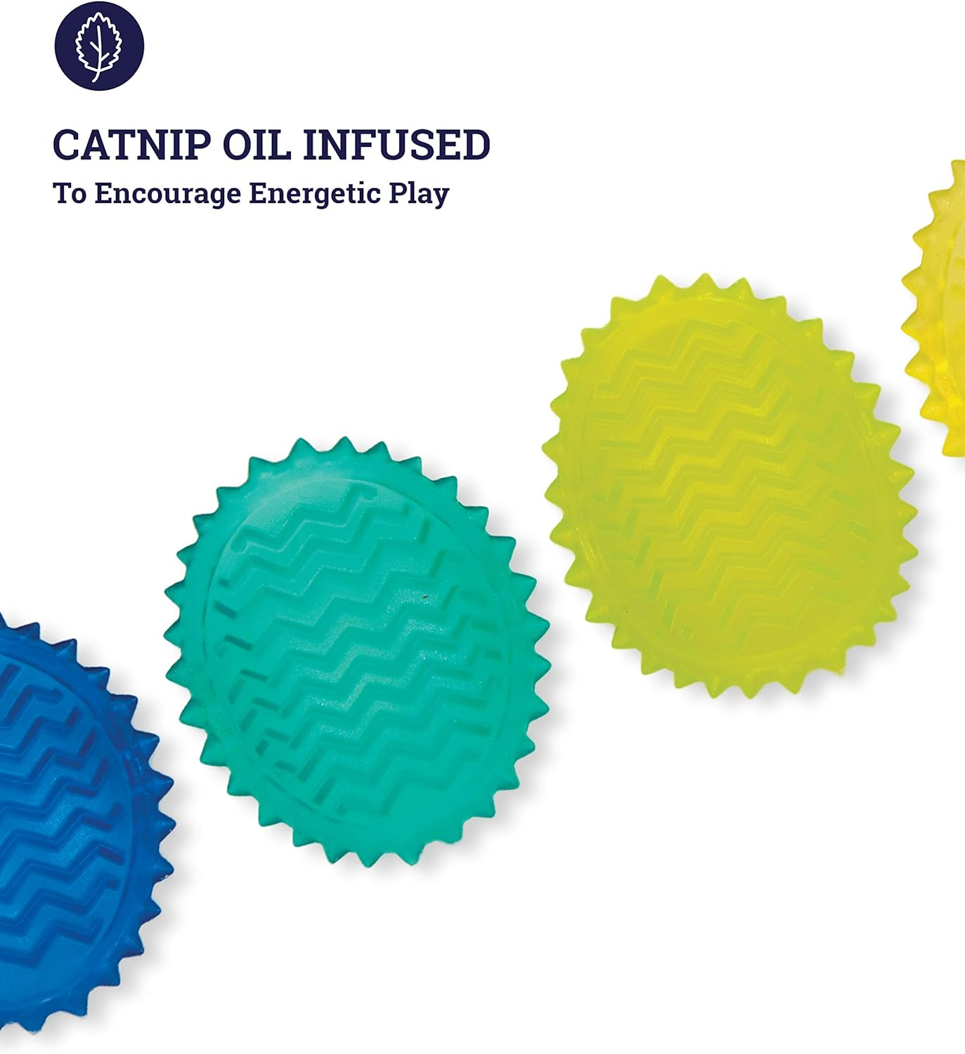 Petstages Toss N' Flip Chips Catnip Infused Cat Chew Toys image number 2