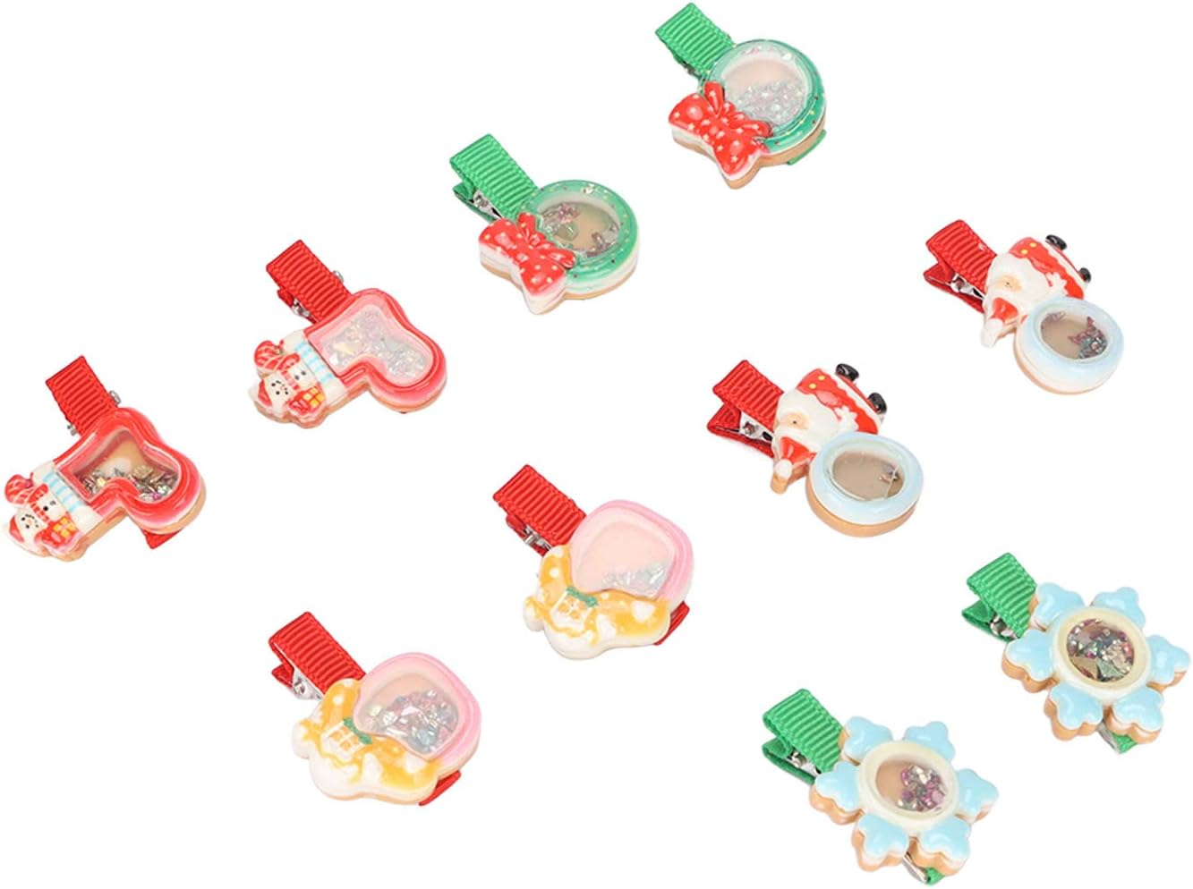 20Pcs Pet Hair Clips, Fashionabl Cute Attractive Multipurpose Pet Grooming Headdress, Christmas Bow Pet Headdress Dog Grooming Bowknot Dog Hairpin Headdress for Pets Dogs Cats