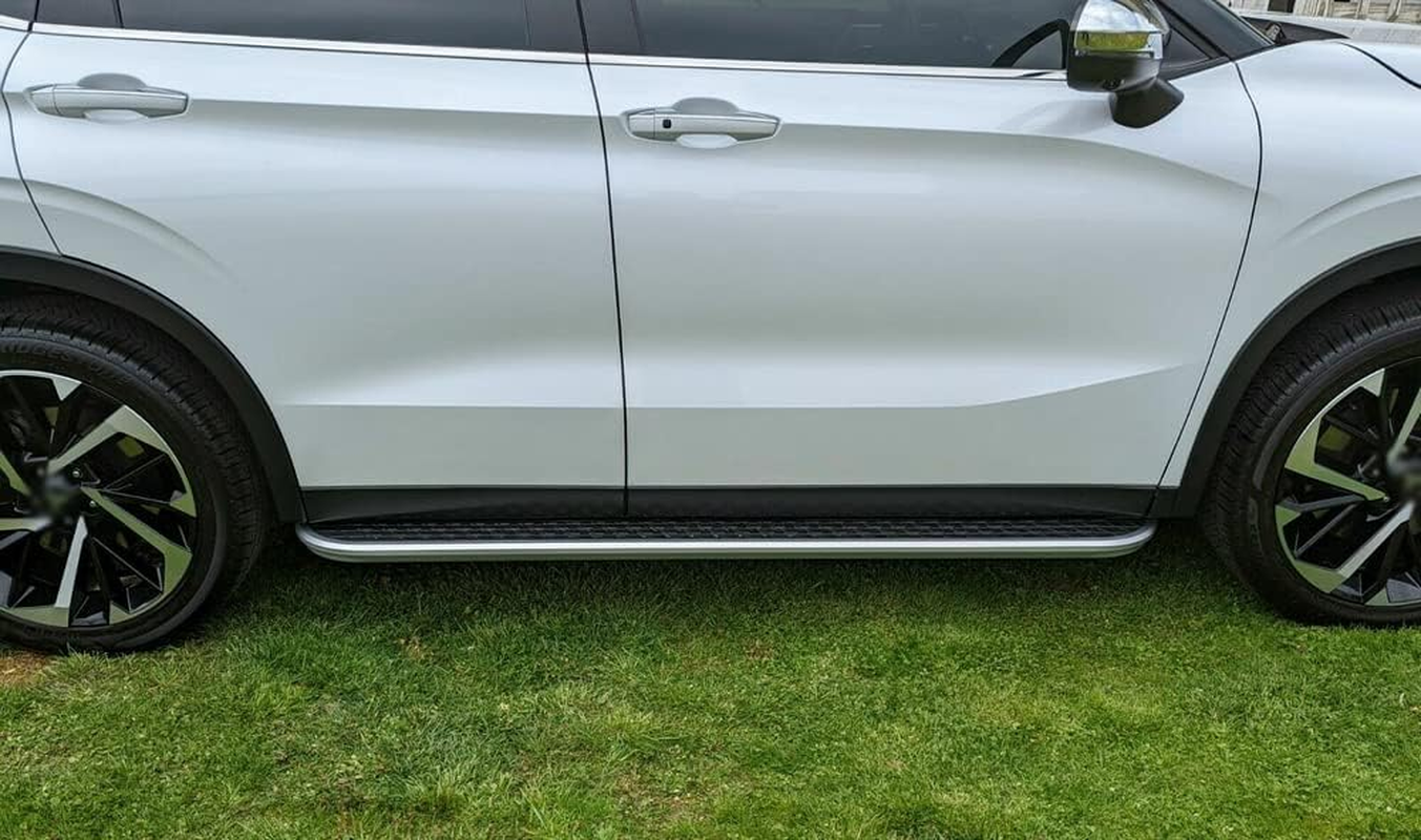 2Pcs Aluminum Running Boards Fixed Nerf Bars Side Steps with Brackets Compatible with Mercedes Benz GLB 2020-2025 (XK) image number 5