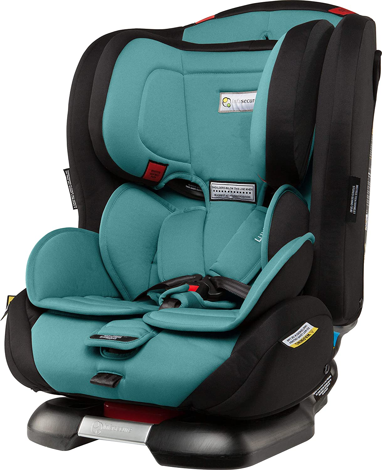 Infasecure Luxi II Astra Convertible Car Seat for 0 to 8 Years, Aqua (CS4313) image number 2