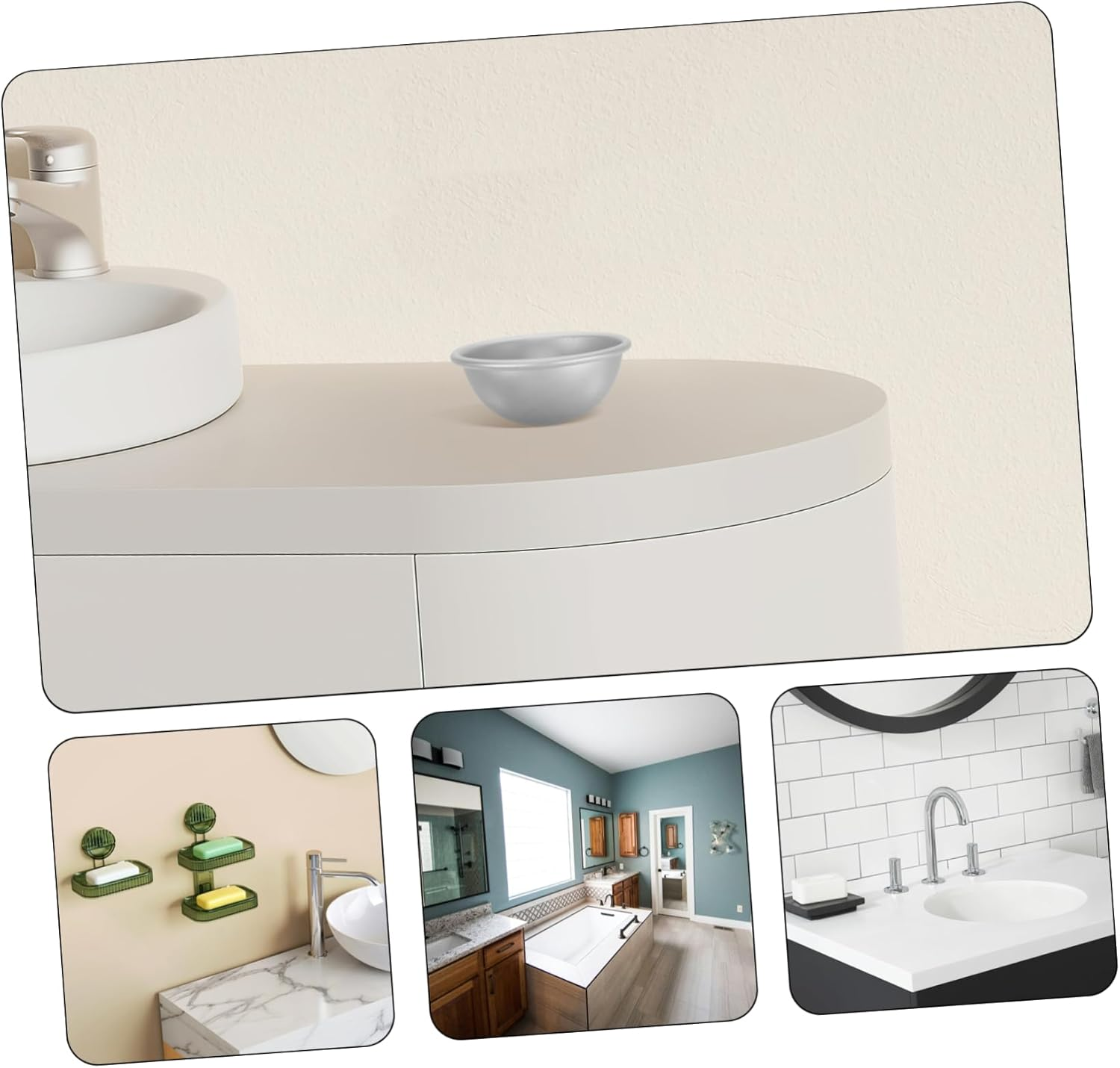 SEWACC 12Pcs Semi-Sphere Aluminum Molds Bath Bomb Molds for DIY Bath Salts Salt Craft Projects image number 2