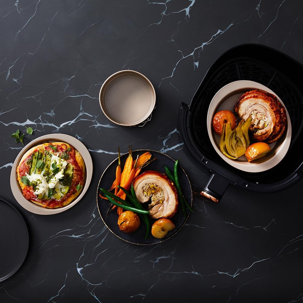 Stanley Rogers Ceramabake 15 X 3Cm Non-Stick Baking Pan &ndash; Healthy Ceramic Single-Serve Oven Dish, Pfas-Free Bakeware for Airfryer, Quiche, Pizza, Pie and Everyday Kitchen Use image number 3