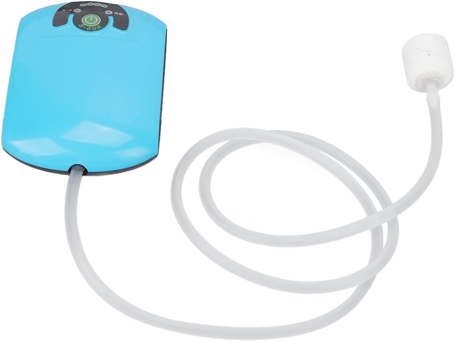 Jectse Quiet 40Db Aquarium Oxygen Pump with Waterproof Design, Indoor/Outdoor Use, Lithium Battery, Stable Air Bubbles for Fish Tank