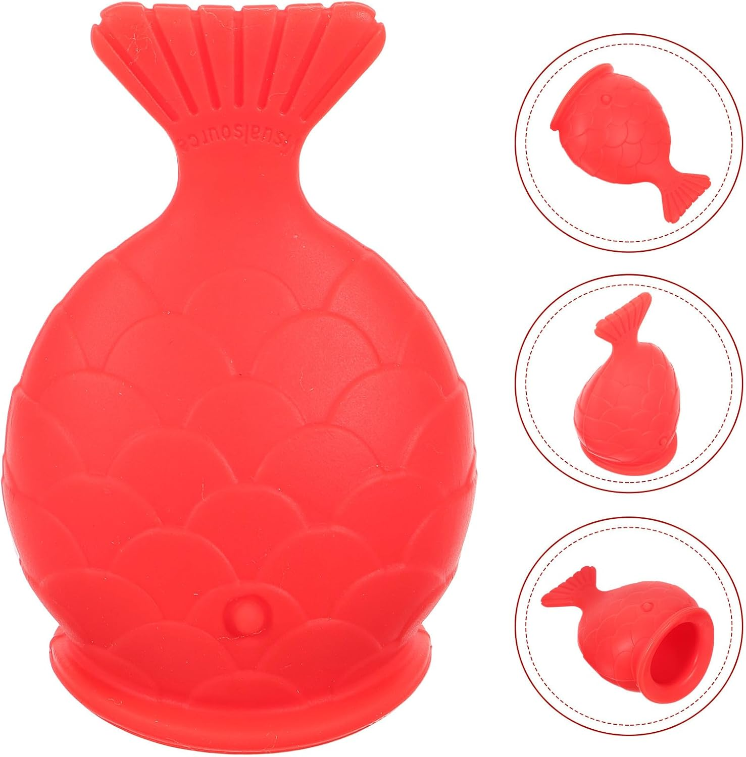 SEWACC Silicone Lip Plumper Device Fish Shape Lip Enhancer with Suction for Women Beauty Care image number 4