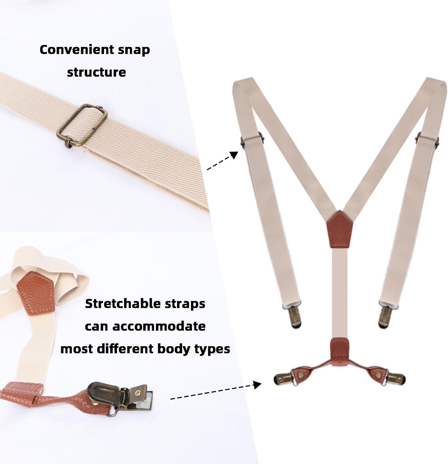 Kids Old Man Costume Set Grandpa Dress up Accessories Kit Glasses Suspenders Bow Tie Mustache Eyebrows Men image number 5