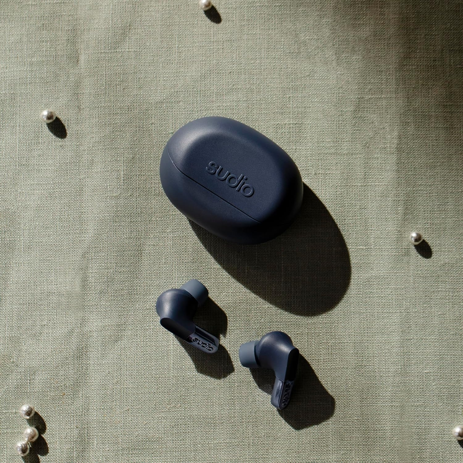 Sudio N3Pro Steel Blue - the Day-To-Night Noise Cancelling Earbuds. Active Noise Cancellation (35Db), 5.5 Hours Playing Time, IPX4, Microphone to Take Calls, Bluetooth 5.4 image number 4