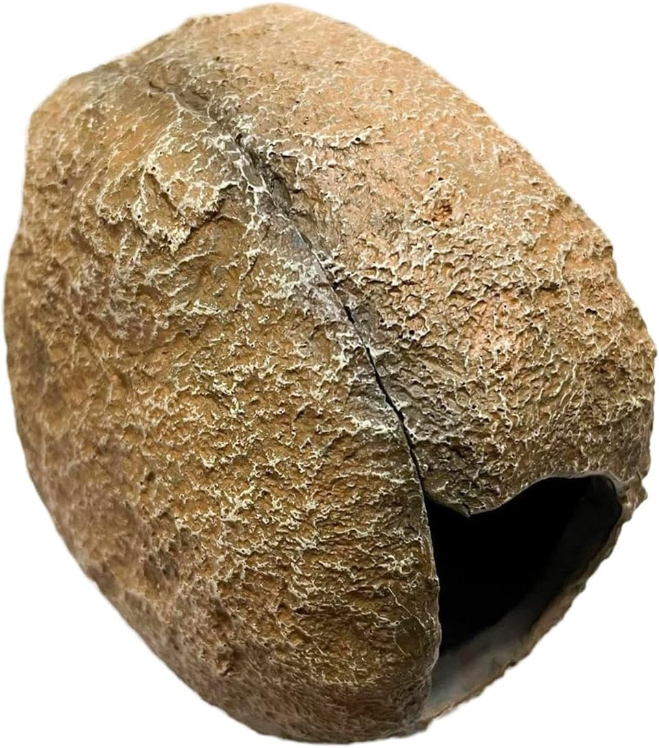 VOANZO Aquarium Rocks Hiding Shelter Rocks Aquatic Pet Rock Caves Solid Aquarium Shrimp Caves Magnetic Aquarium Caves Fish Tank Magnet Shelter House Removable Garden image number 3