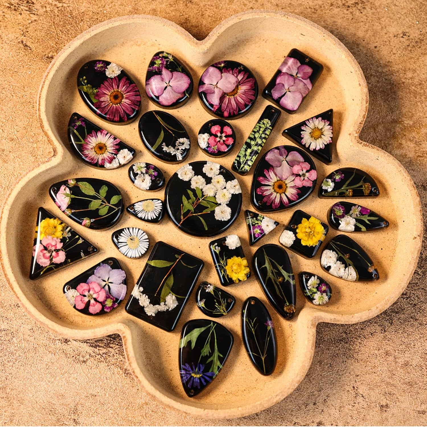 2Pcs Resin Jewelry Molds, Jewelry Pendant Mold for Epoxy Casting, Silicone Resin Molds, Pendant Earrings Necklace Keychain Mould for DIY Jewelry Craft Making image number 6