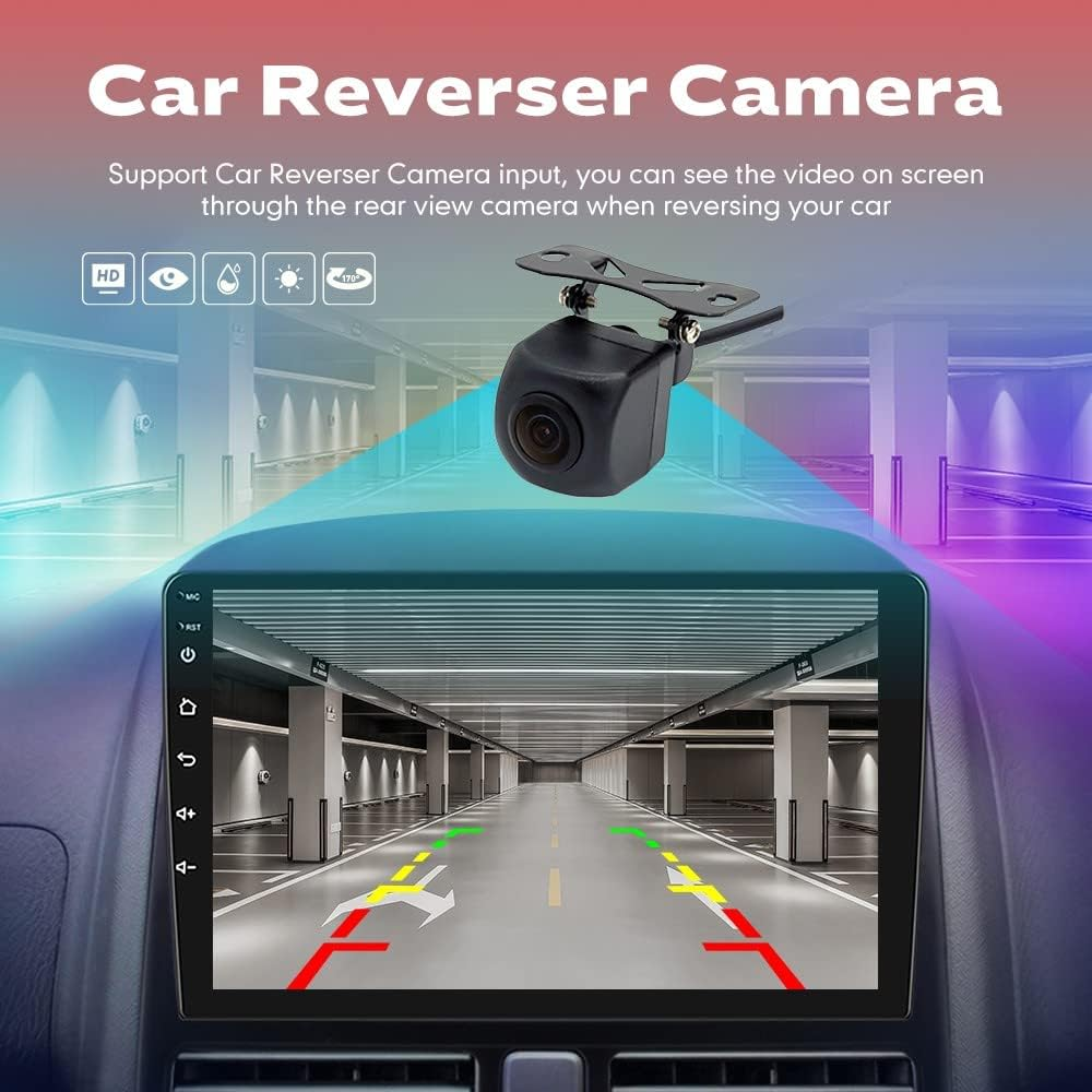 Car Carplay Android Auto Navigation Stereo GPS Radio Reverse Camera Display 10" IPS Touchscreen Headunit Tablet Pad Media Player for Suzuki Swift 2005-2010, If Applicable Quad Core 2G+64G image number 2