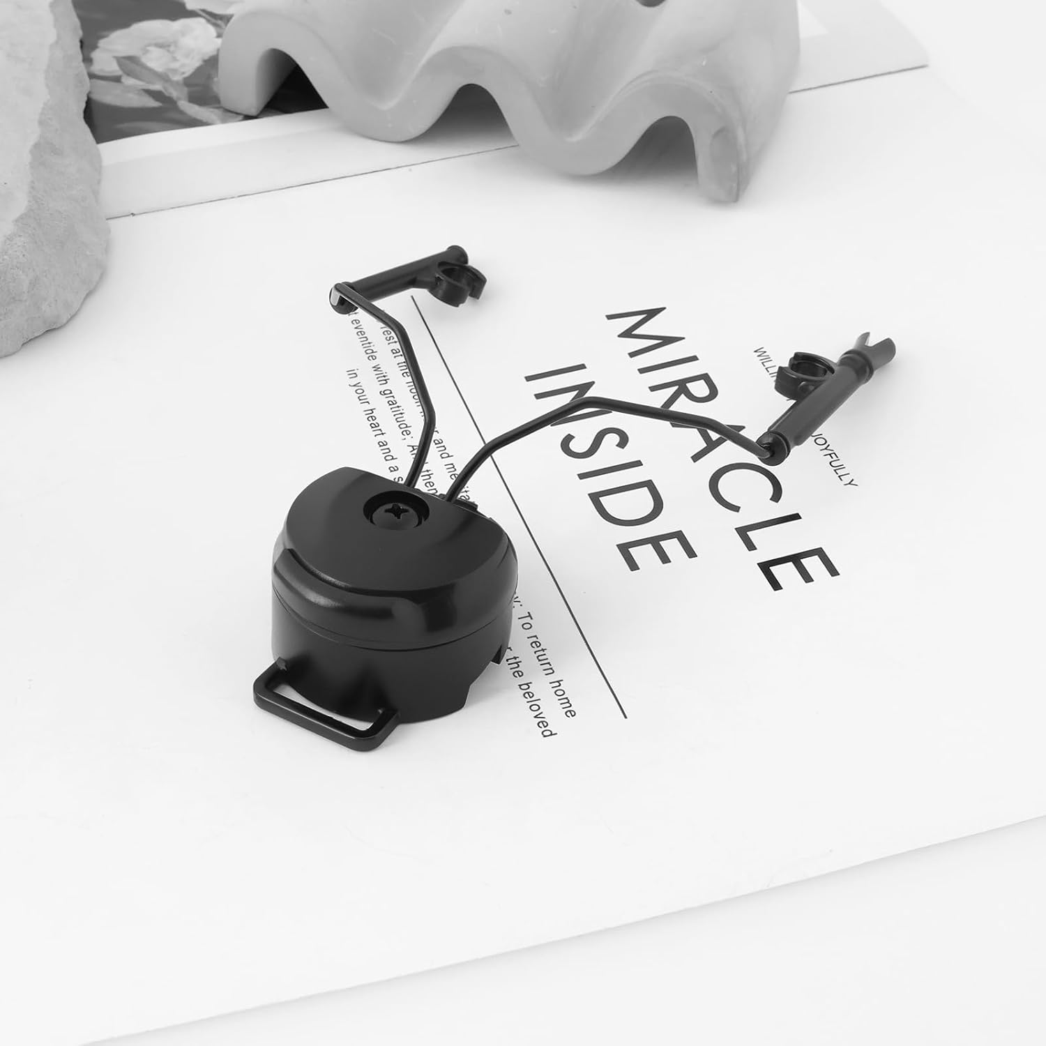 OTOTEC 1Pair Tactical Helmet Rail Adapters Headset Support Helmet Arc Rail Adapter Compatible with Peltor Comtac Headset Support for Connected to Fast/Ach/Mich Series Helmet image number 5