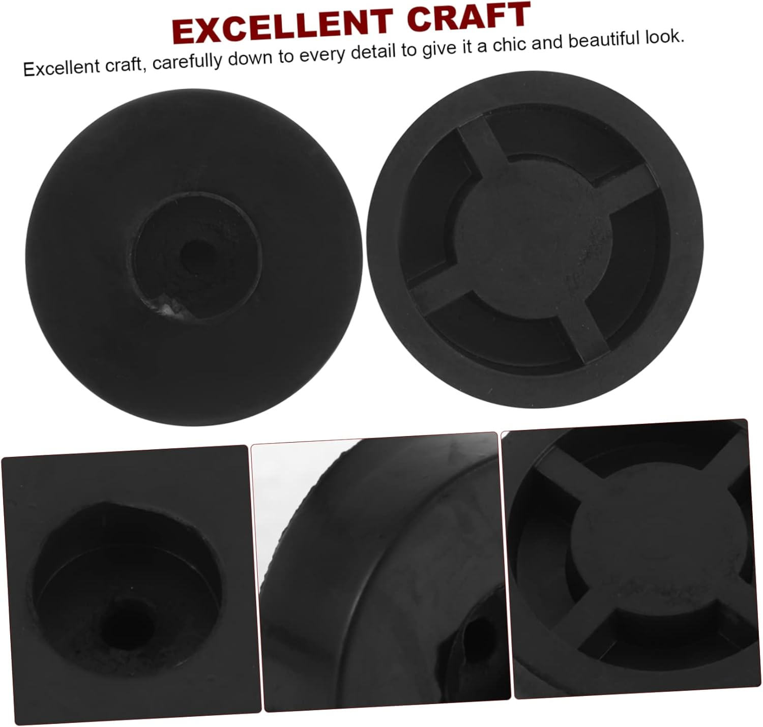 COHEALI 4Pcs Speaker Isolation Pads and Rubber Feet Set 45X15Mm for Home Amplifier Subwoofer Turntable Vibration Absorber, Non-Slip Speaker Isolation Feet for Hifi Audio Equipment image number 1