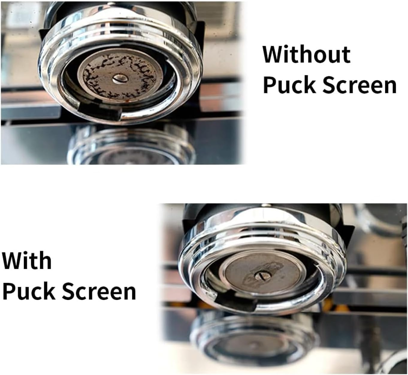 Watchget 58.35Mm Espresso Puck Screen, 1.7Mm Thickness 150&Mu;m Reusable 316 Stainless Steel Professional Barista Coffee Filter Mesh Plate for Espresso Portafilter Filter Basket image number 5