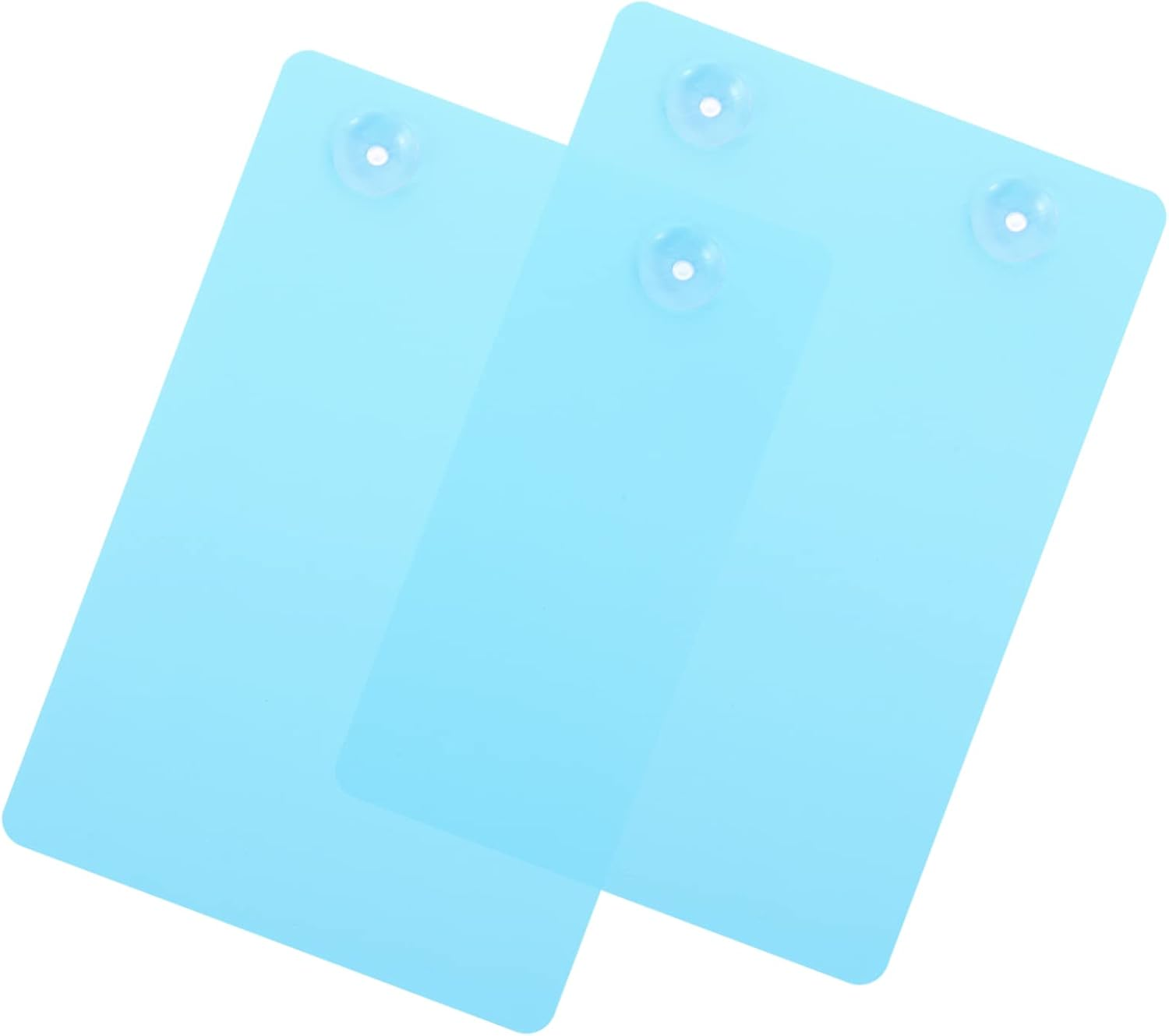 CLISPEED Fish Tank Breeding Plate with Suction Cups 2Pcs Blue Plastic Spawning Board for Aquarium Fish Breeding and Safety Isolation in Aquatic Pets Tank