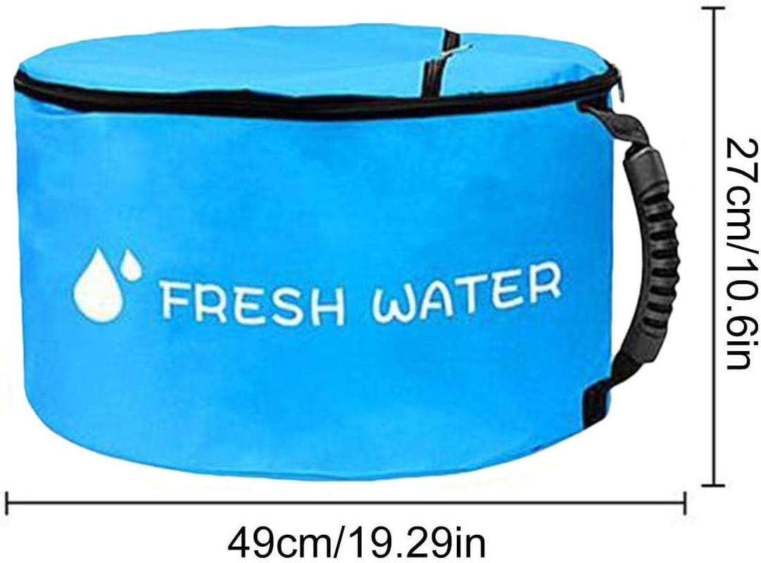 RV Hose Storage,Waterproof RV Hose Bags | Portable Carrier with Double Zipper Holder for Septic Tools Camping Trailer Waste, Blue, Refer to Description, Unisex image number 5