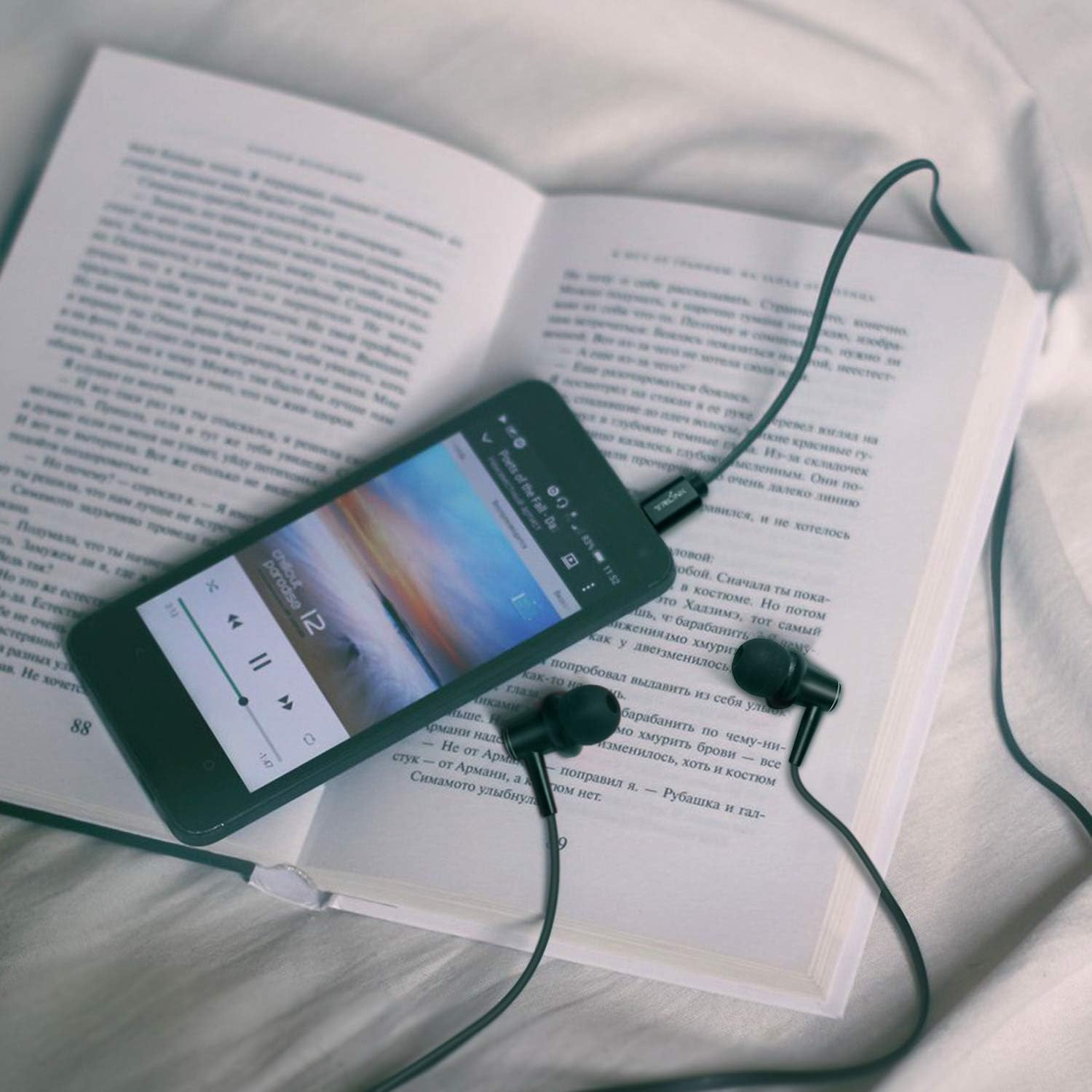 USB Type C Earbud Headphones Compatible with Xiaomi 10, 10 Pro, Mi 9, Mi 8, 8 Se, CC9 Pro, Mix 4, Mix 2, Mix2S, Redmi K40/K30/Pro, Note 8T/8/8 Pro/8A, Earphones with Mic and Volume Control image number 1