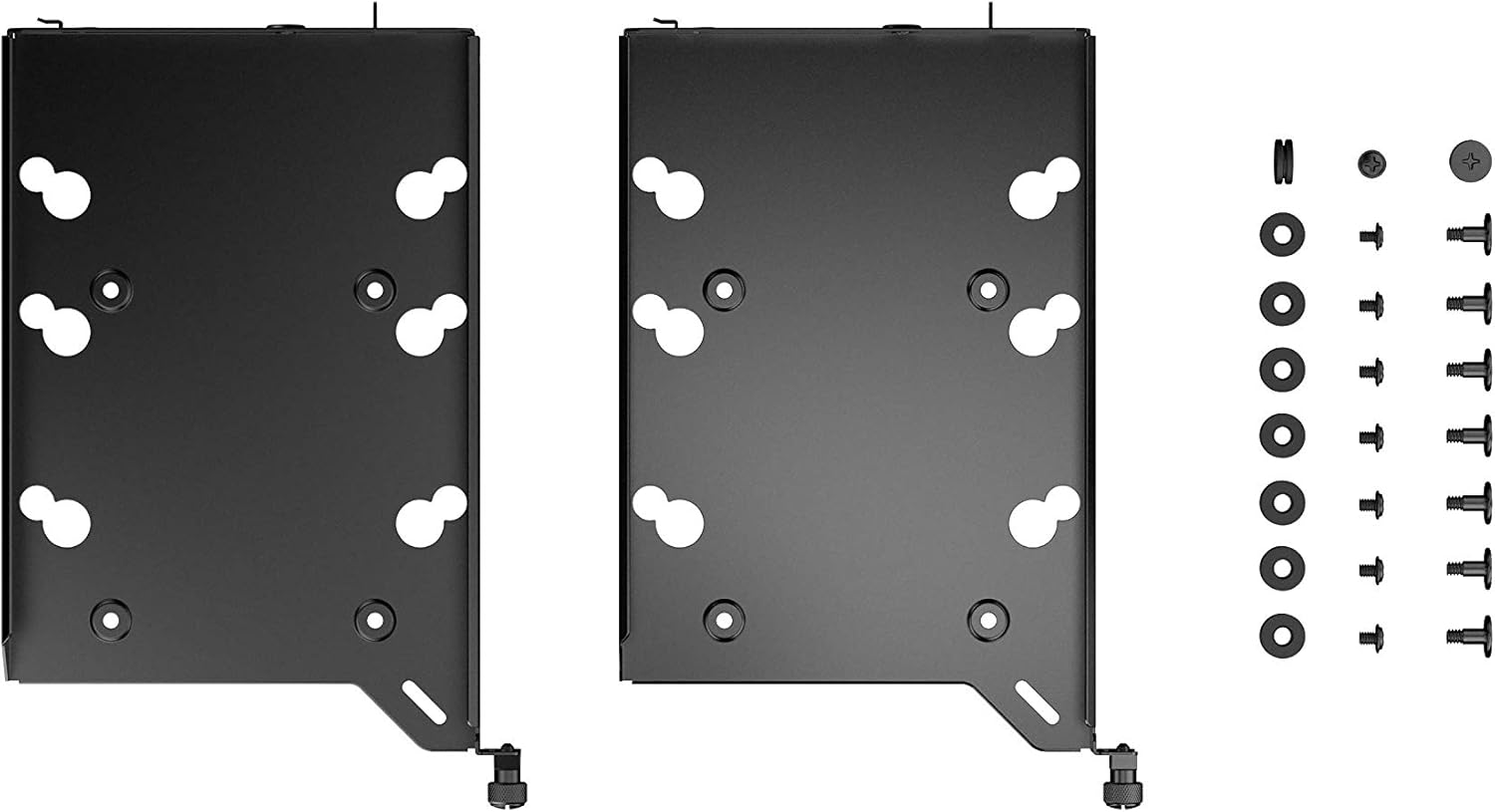 Fractal Design HDD Drive Tray Kit - Type B, Black, Dual Pack image number 2