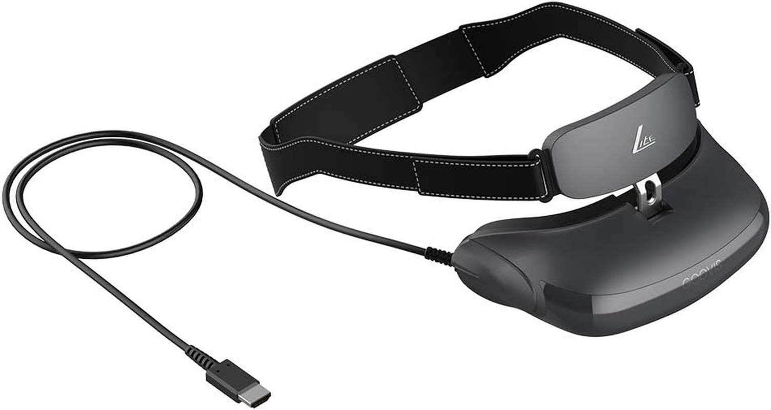 GOOVIS LITE L1 AMOLED Head-Mounted Display Blu-Ray HMD Goggles for Netflix Kayo Stan Binge Youtube Video Movies Compatible with PS5 and Any Other Gaming Consoles HDMI Connectable image number 2