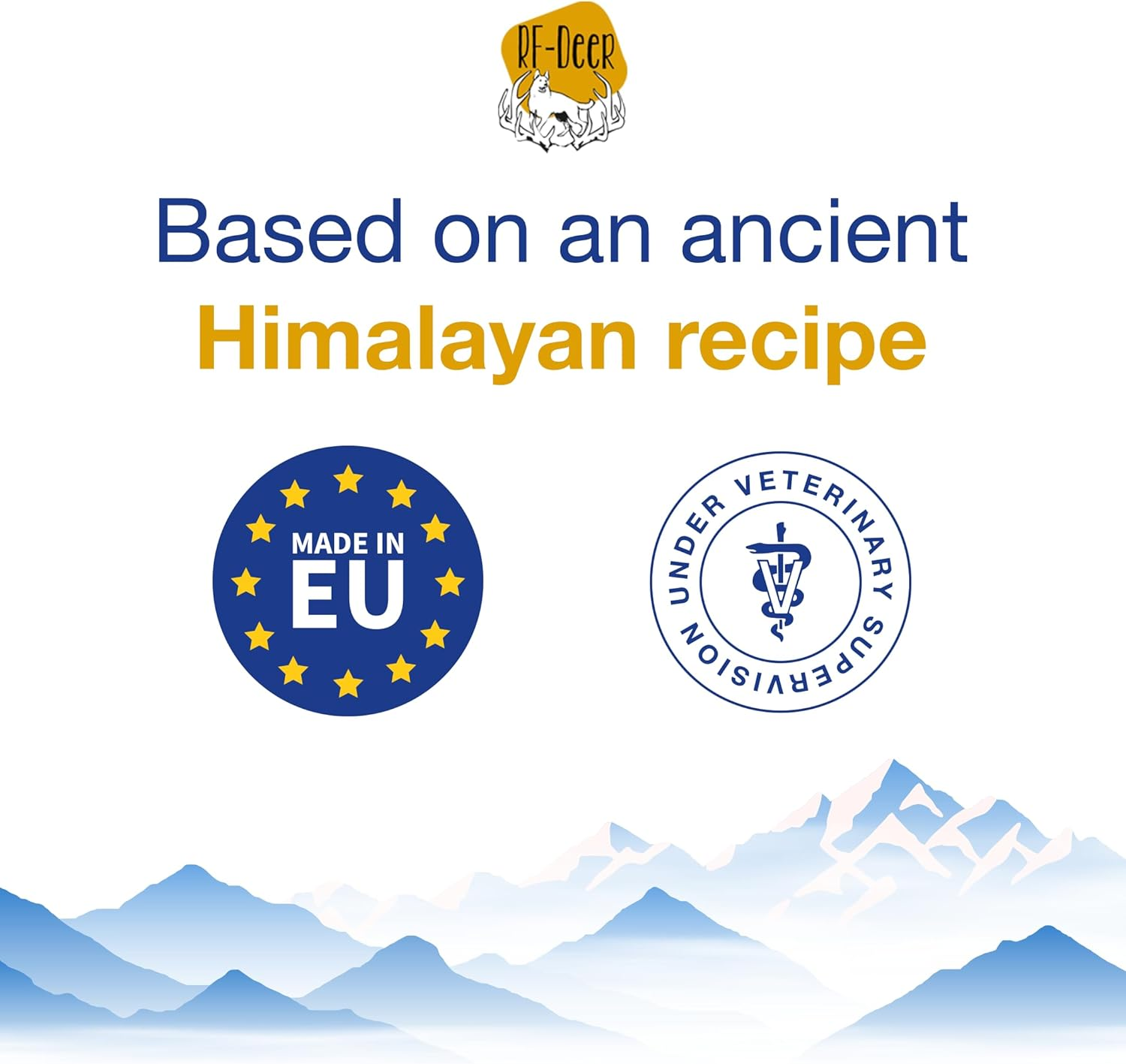 RF-DEER Chew Bones for Dogs According to the Himalayan Recipe, Premium Chew Cheese, Promotes Dental Hygiene, Dentastix for Dogs, 100% Natural, No Preservatives, Dog Chew Bones (S-3 Pieces) image number 6