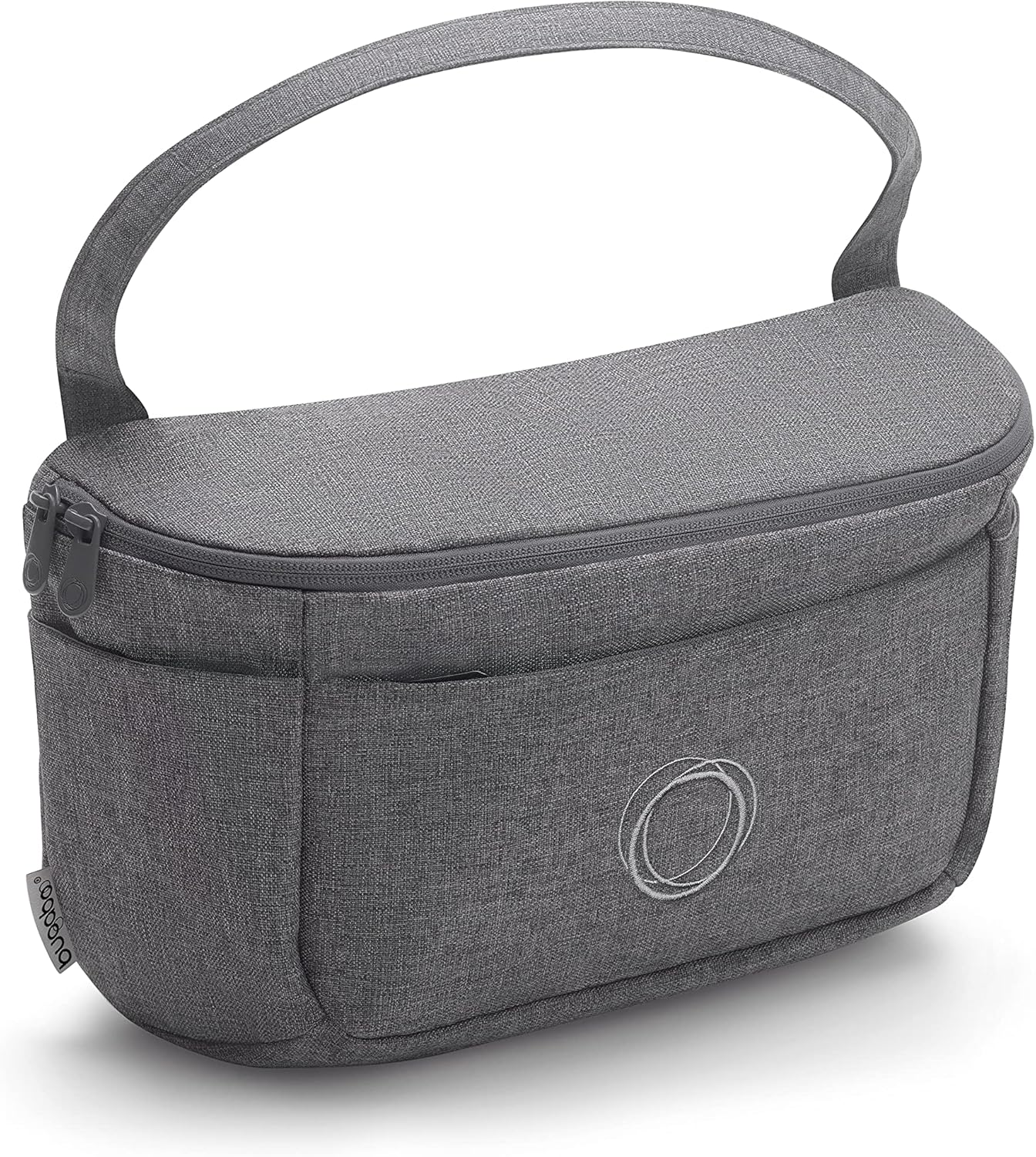 Bugaboo Multi-Pocket Compact Pushchair Organiser with Easy Access Pockets, Must-Have Accessory for All Baby Essentials in Grey Melange image number 1