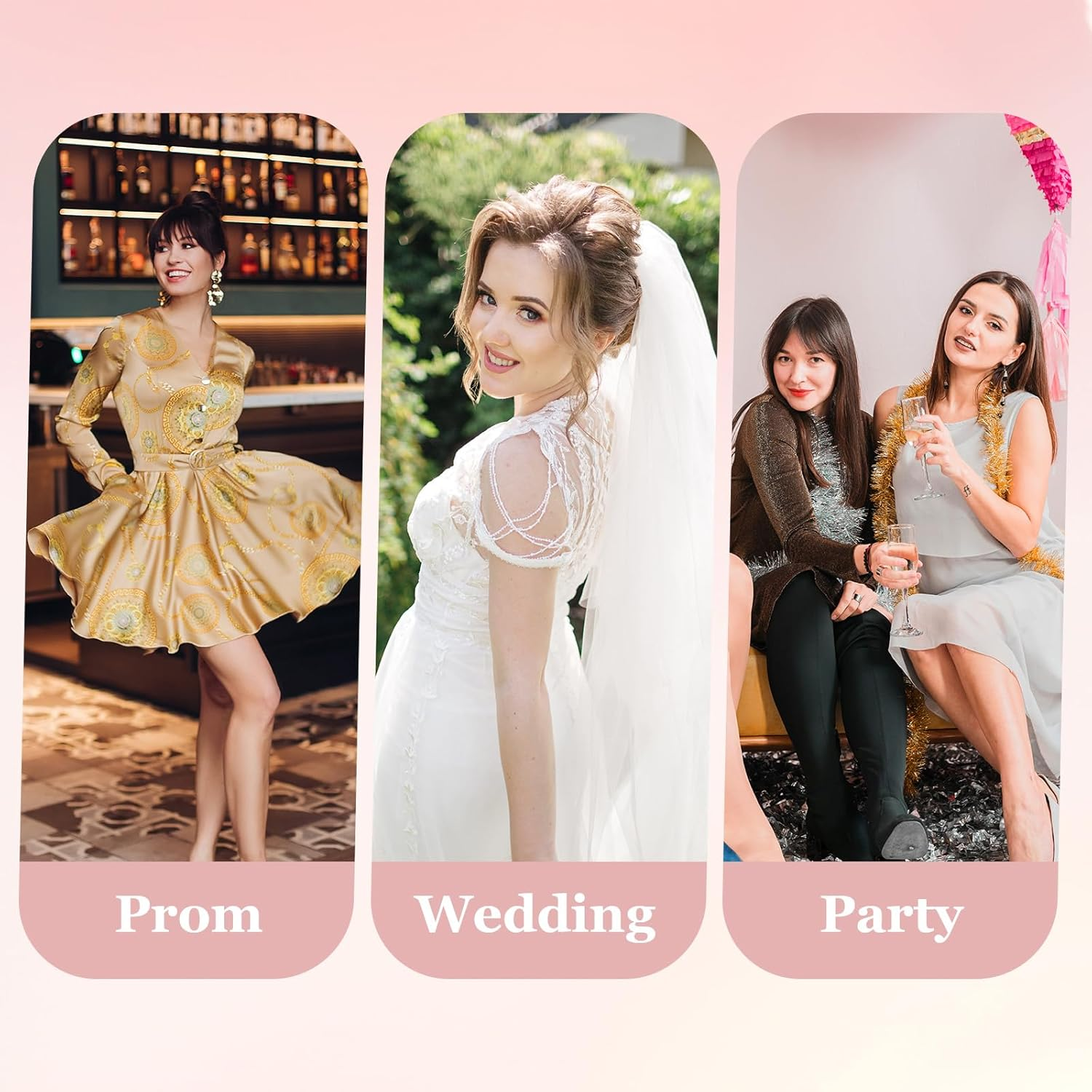 Pack of 2 Rhinestone Hair Clips, Sparkly Bridal Hair Accessories, Silver, Vintage Hair Clip, Silver, Sparkling Hair Pins, Wedding for Women and Girls, Evening Party, Wedding, Daily Use image number 6