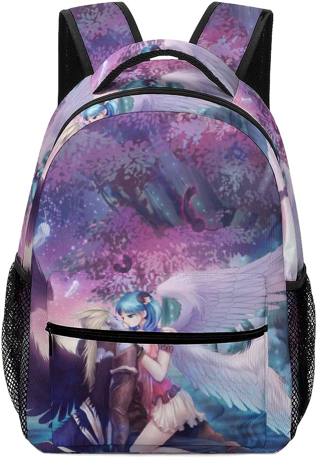 Children'S Backpackdesign the Aion Beautiful Scene Backpacks for School,Oxford Cloth Adjustable Shoulder Waterproof image number 2