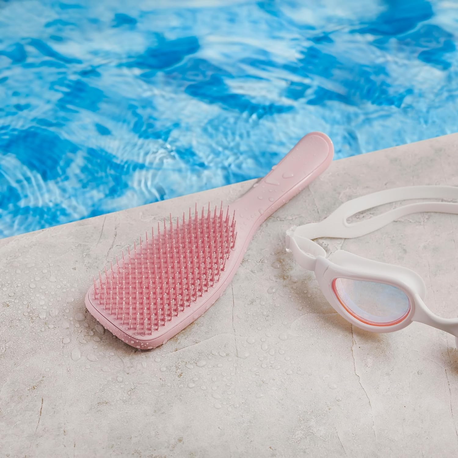 Tangle Teezer Wet Detangler Hairbrush - Millennial Pink image number 7