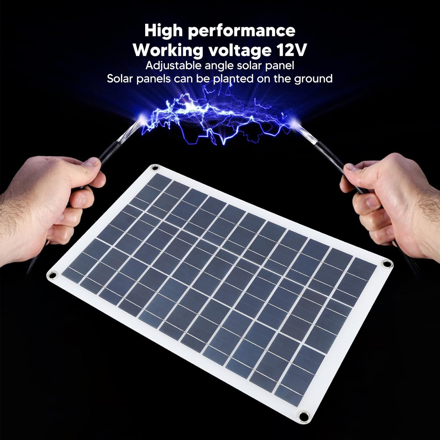 Solar Water Pump 12V 800L/H, Quiet Solar Fountain Pump with Adjustable Panel for Pond Bird Bath Garden, Green Energy (Battery Not Needed) image number 1