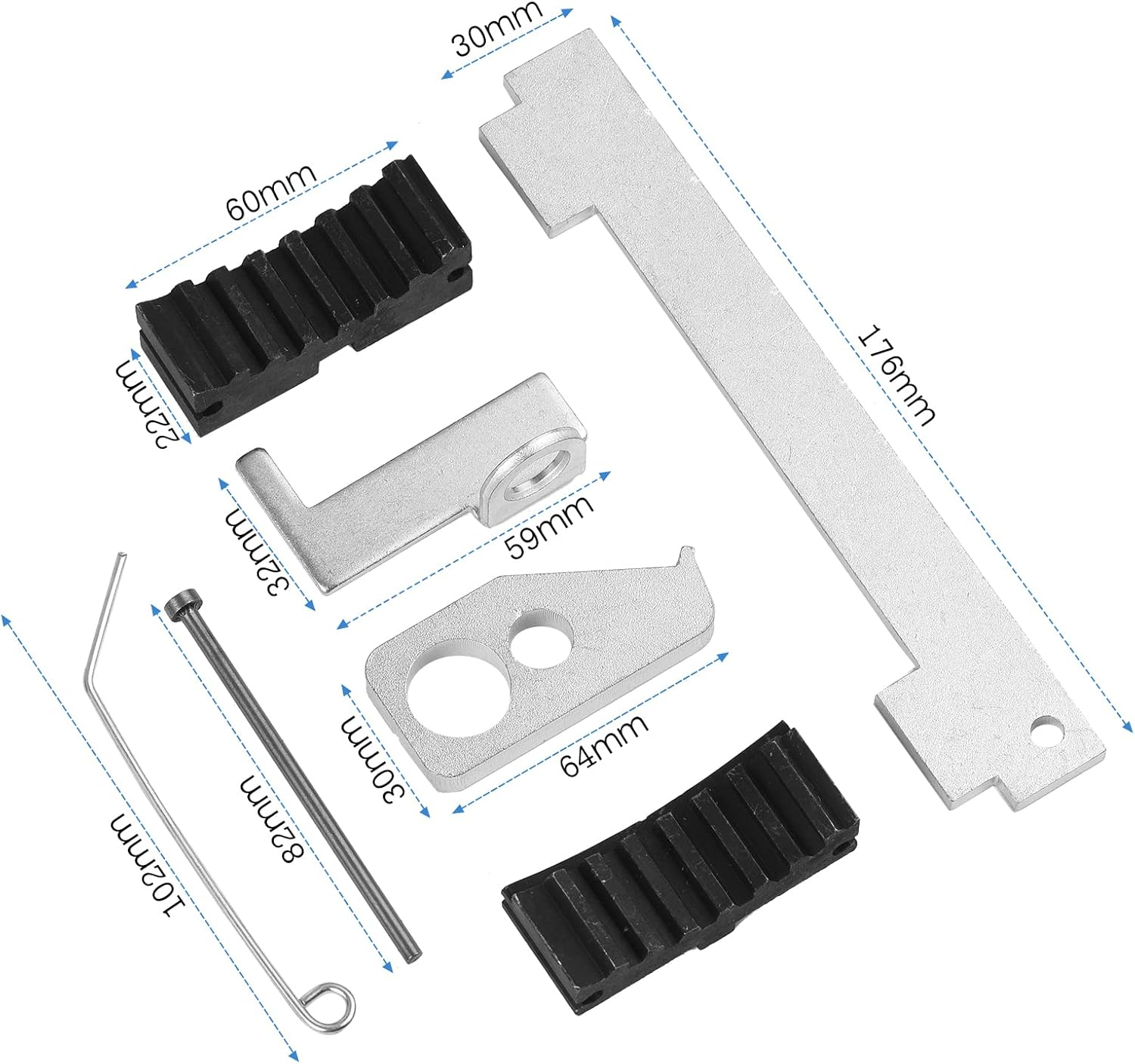 7Pcs Engine Timing Tool Kit Car Engine Camshaft Tensioning Locking Ment Timing Tool Kit Compatible with Buick Cruze image number 1
