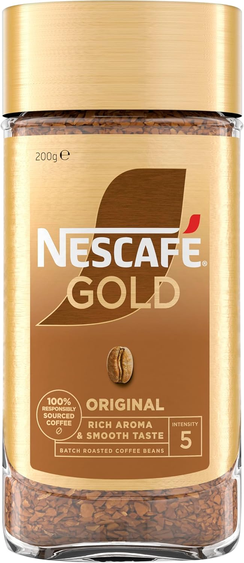 Nescafe Gold Blend Intensity 5 Dich Aroma Smooth Instant Coffee 200 G image number 2
