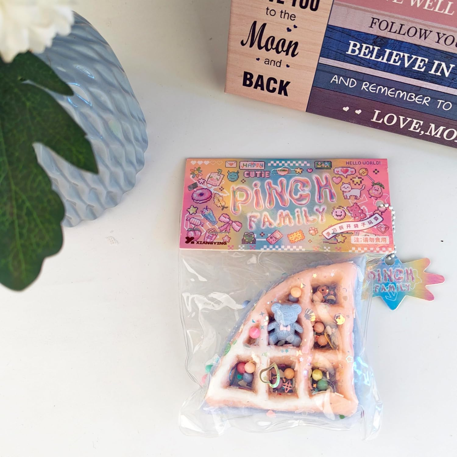 1 Pcs Taba Squishy Kawaii Squishy Fidget Toy Kit, Cute Squishy'S Sensory Toys, Pinch Family Squishy Toys, Stress Relief for Party Favors, Mochi Squishy Kit for Adults (Blue) image number 3