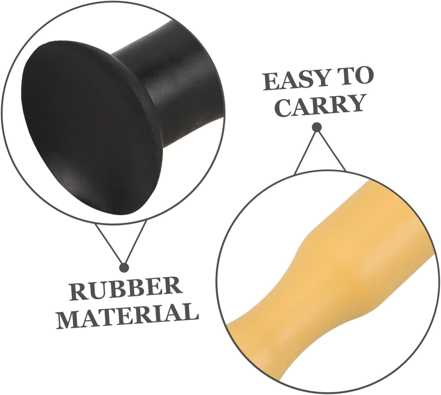 TINEASUR 2Pcs Manual Air Operated Valve Grinding Tool for Engine Valve Repair Grinding Stick for Automotive and Motorcycle Use Compact and Wear-Resistant Design image number 3