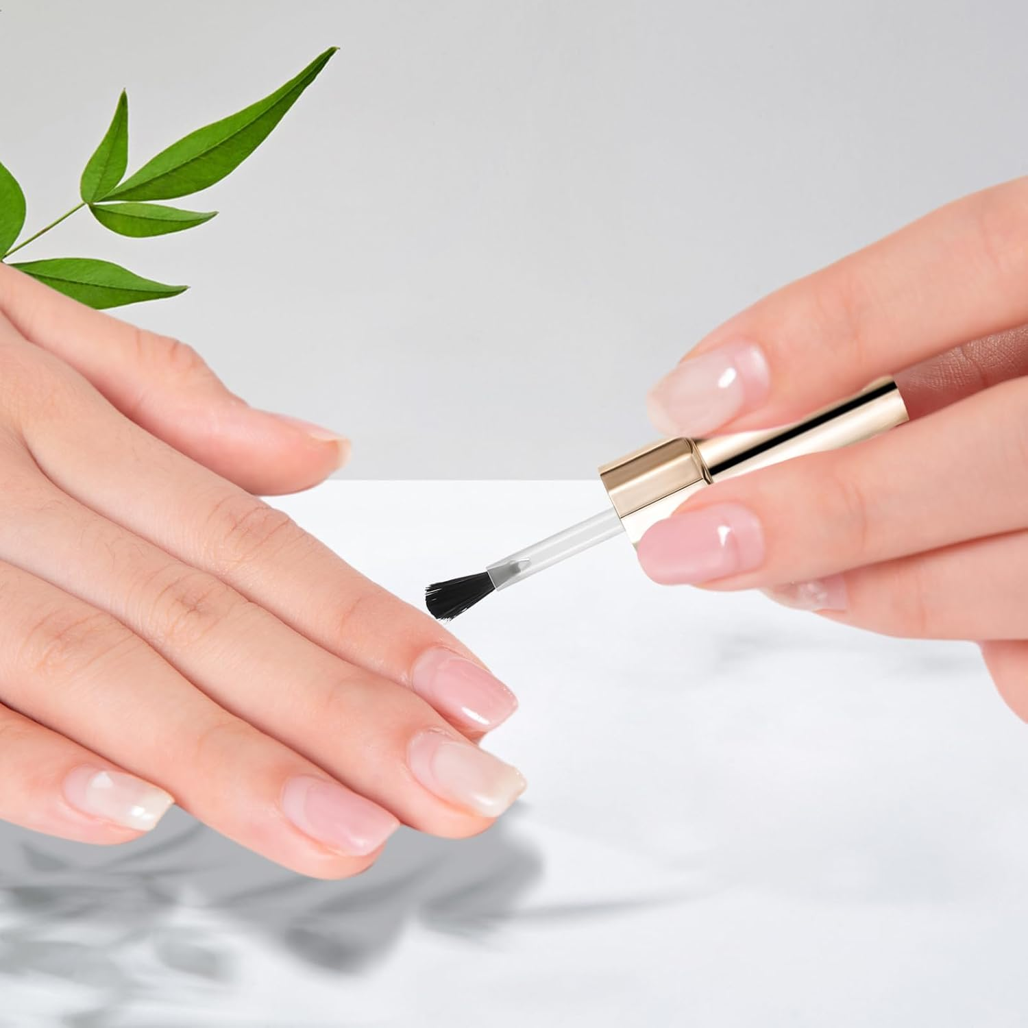 Ouligay 66 Pcs Replacement Nail Polish Brush Kit,Disposable Gel Brush with Handle,Dip Powder Liquid Replacement Nail Art Brush with Box for Women image number 1