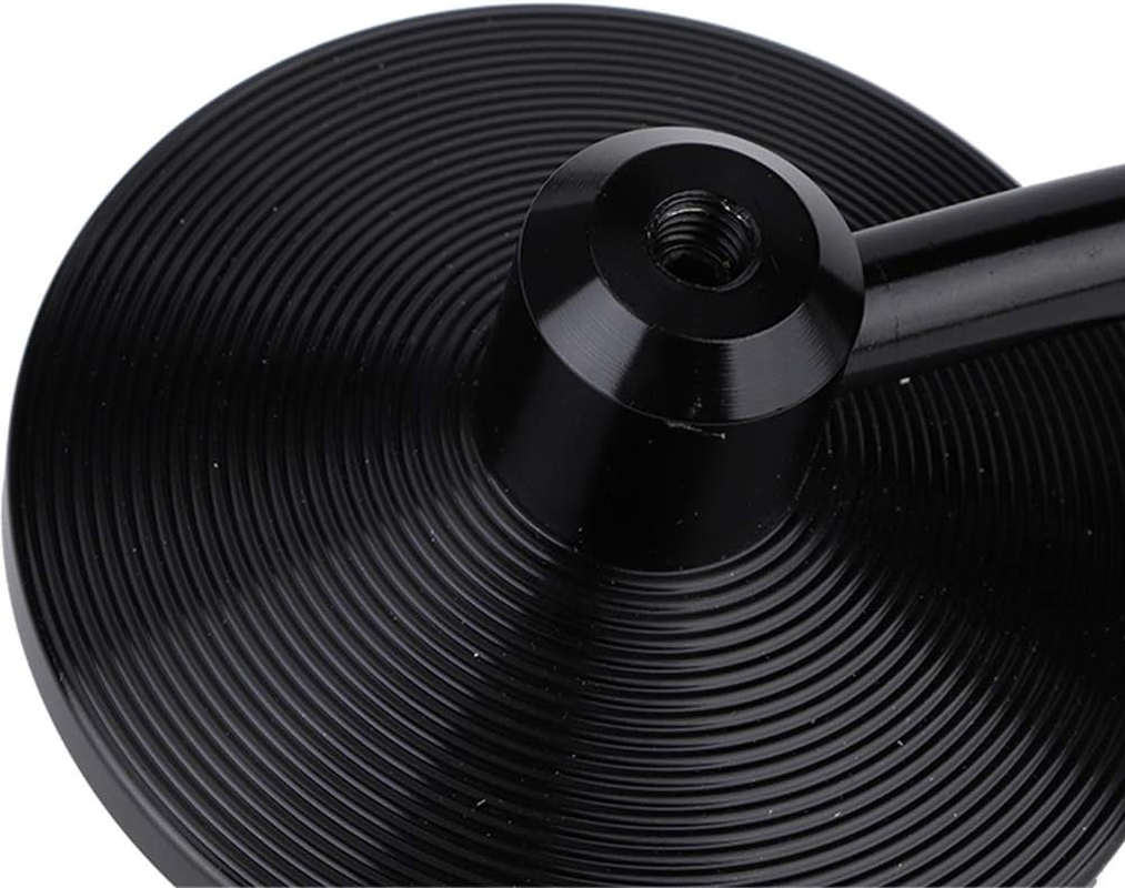 Joyzan Motorcycle Mirrors, Motor Bar End Rear View Mirrors Side 22Mm 7/8 Inch Handlebar Rearview Mirror Universal Rotatable Adjustable Aluminium Alloy for Most Motorcycles Scooter Bike Left and Right image number 2