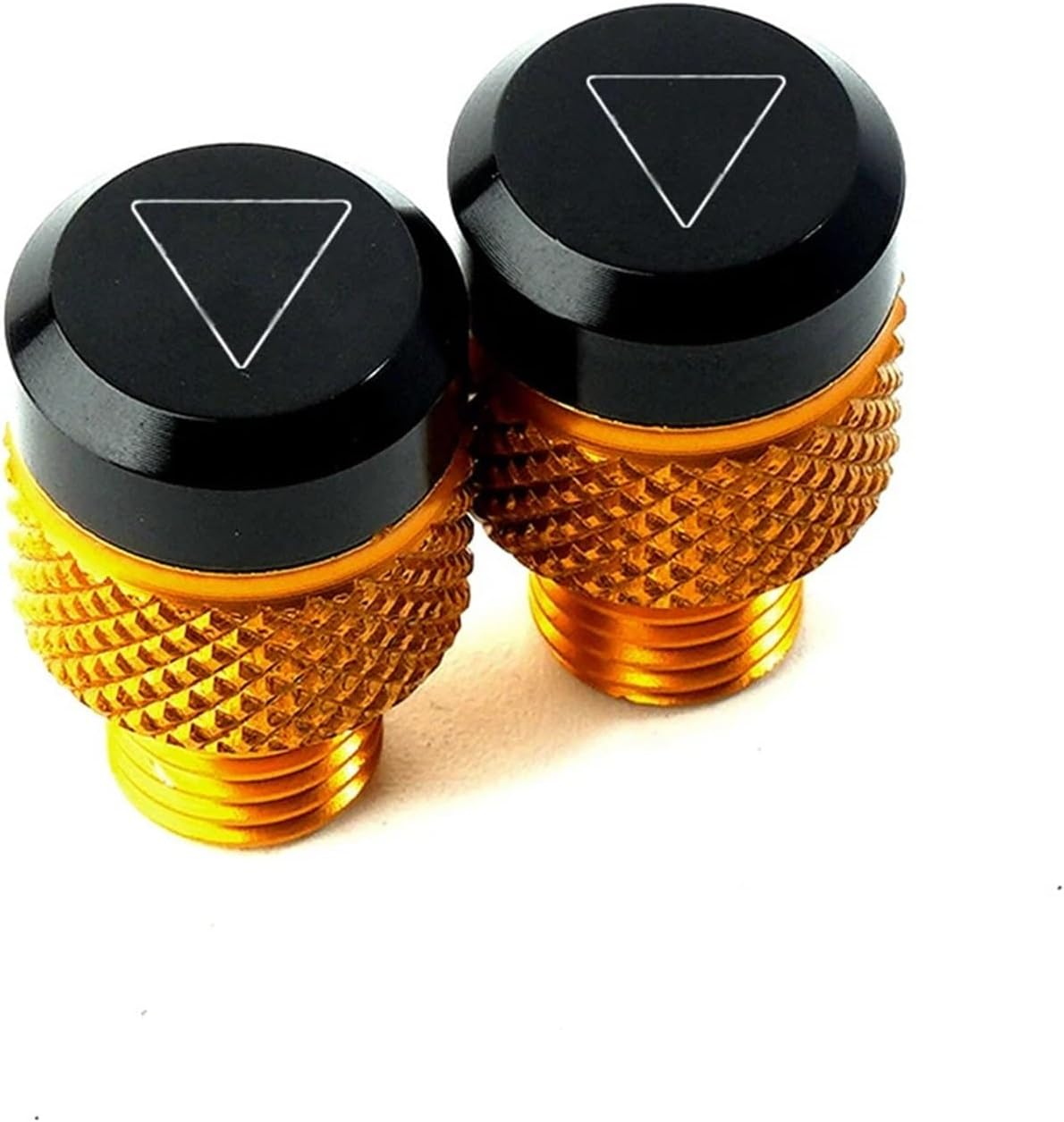 Jininshengxindianzi Compatible with Triumph Trident 660 Tiger 800 900 GT Speed Triple 1050 Street Triple 675/R Motorcycle M10*1.25 CNC Mirror Hole Plugs Bolts (Color : Black-Triumph) image number 4