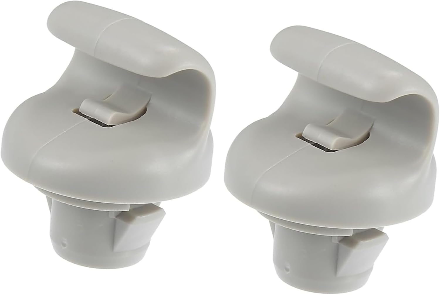 2Pcs 96409BC402 Sun Visor Bracket Clips & Hook, Replacement for Nissan Qashqai J10 2007-2013 Dualis 2007-2014, Interior Sun Visor Repair Fixing Clips Set
