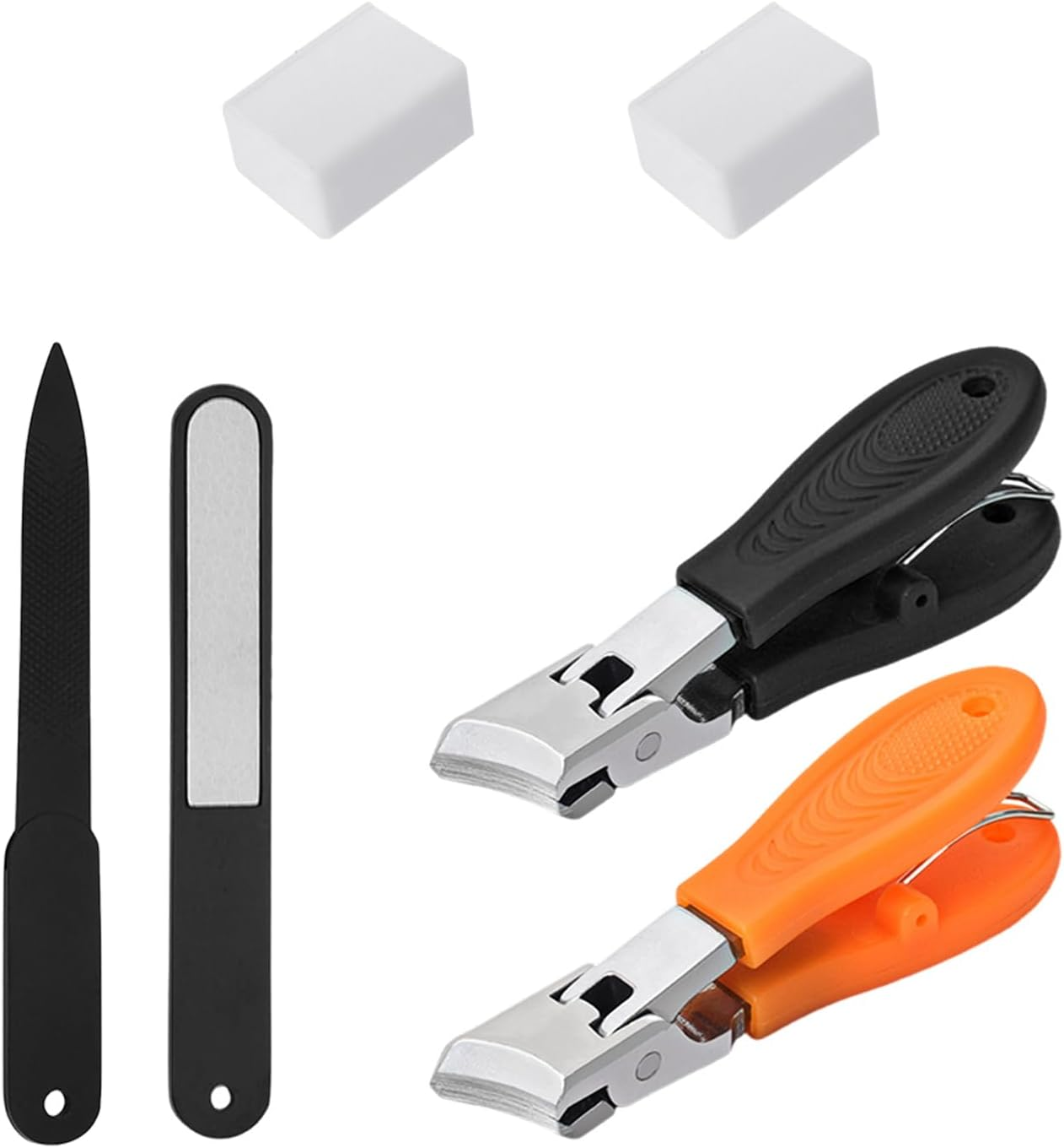2 X Nail Cutters and 2 X Nail File, Nail Trimming Tools, Nail Care Accessories, DIY Nail Art Accessories. image number 2
