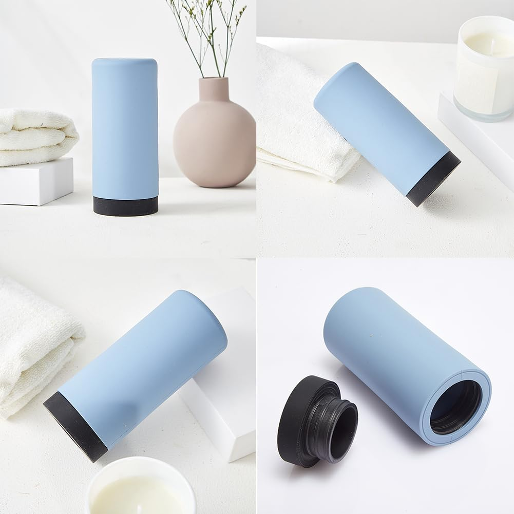 240Ml Kitchen Sink Dish Soap Dispenser Large Capacity Squeezable Refillable Blue