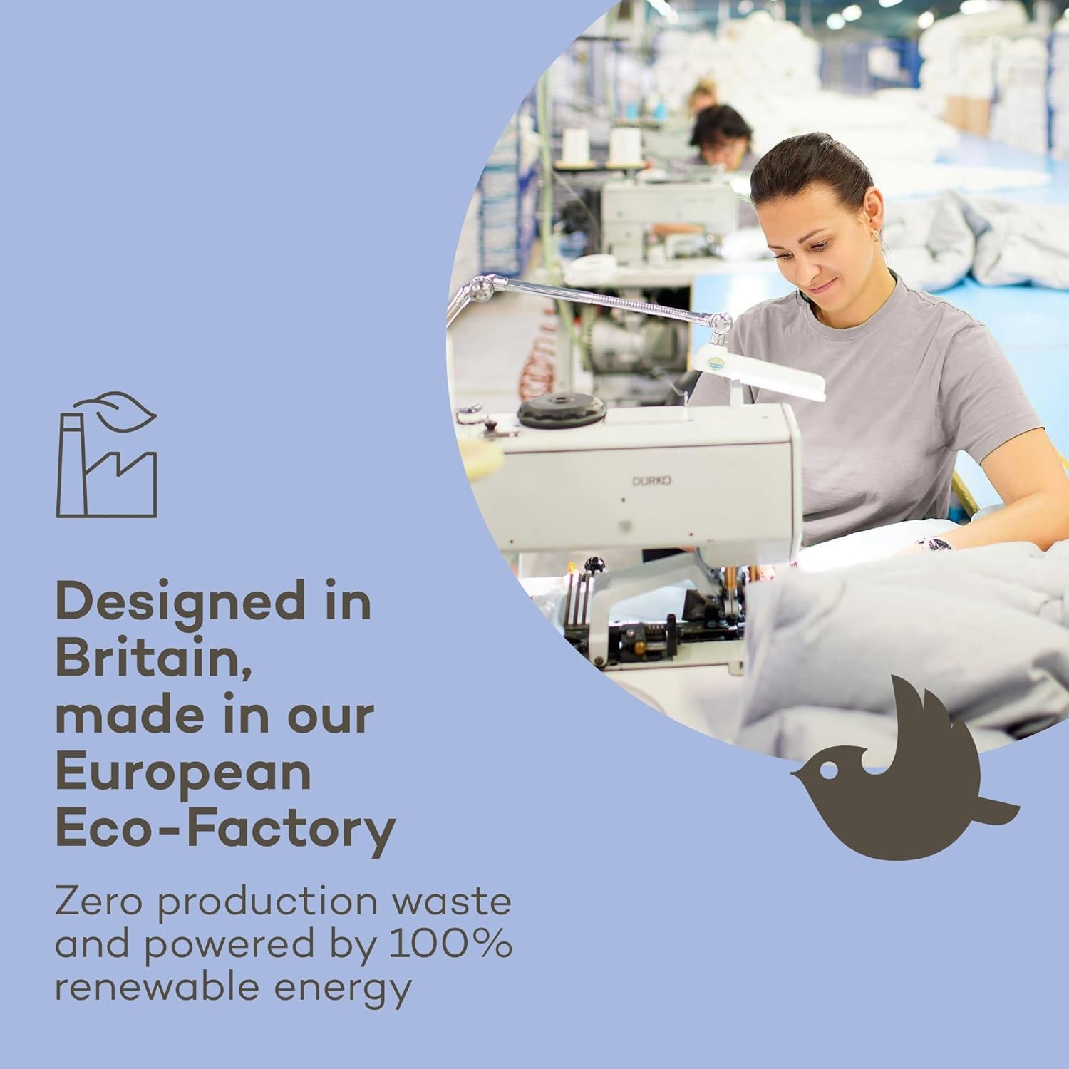 Night Lark - Coverless Duvet - Seersucker Collection - Soft Touch Luxury Bedding - Machine Washable - Hypoallergenic (Olive Green, 4.5 Tog - King) image number 1